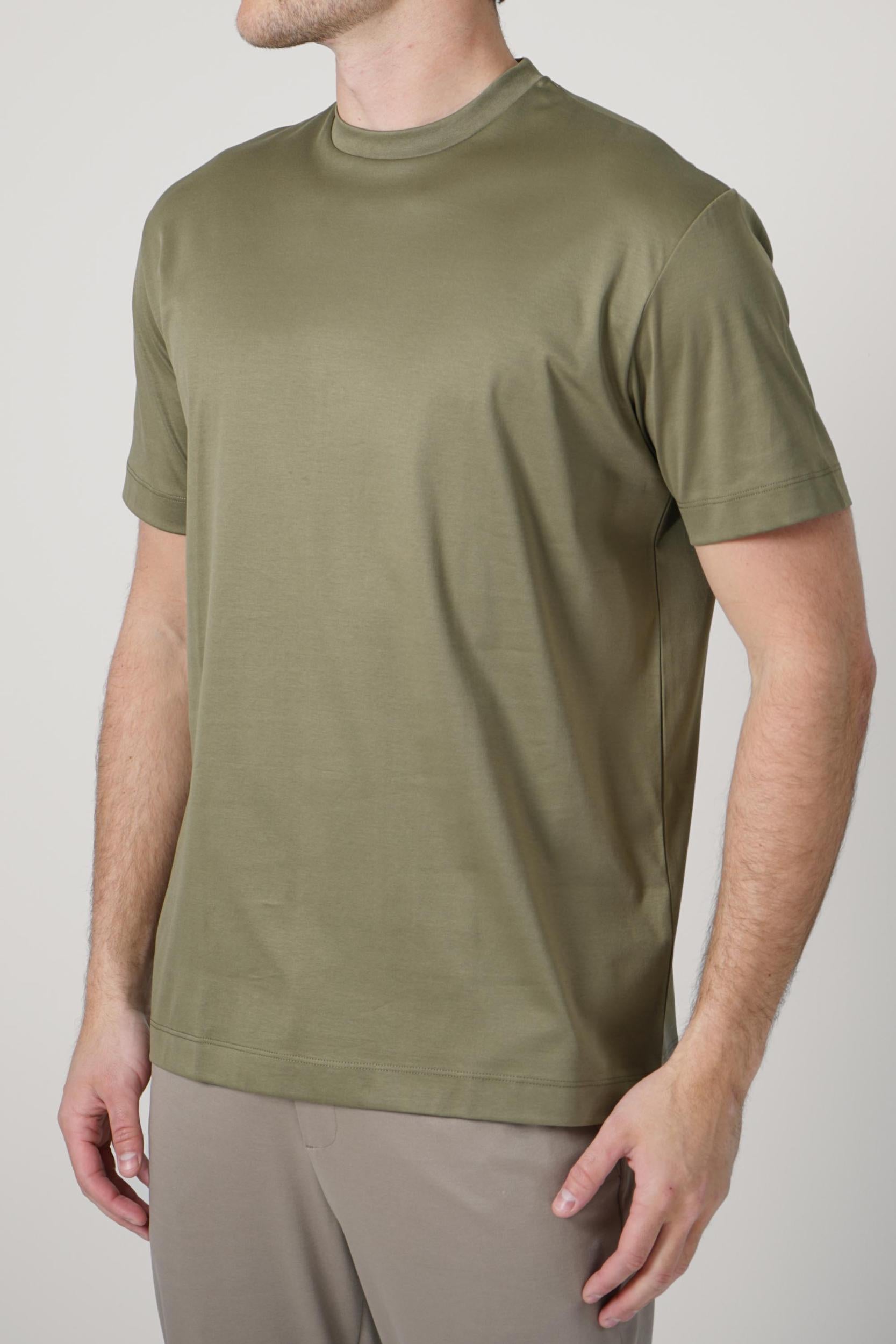 Valenza Slim Fit  Supima T-Shirt Army Green