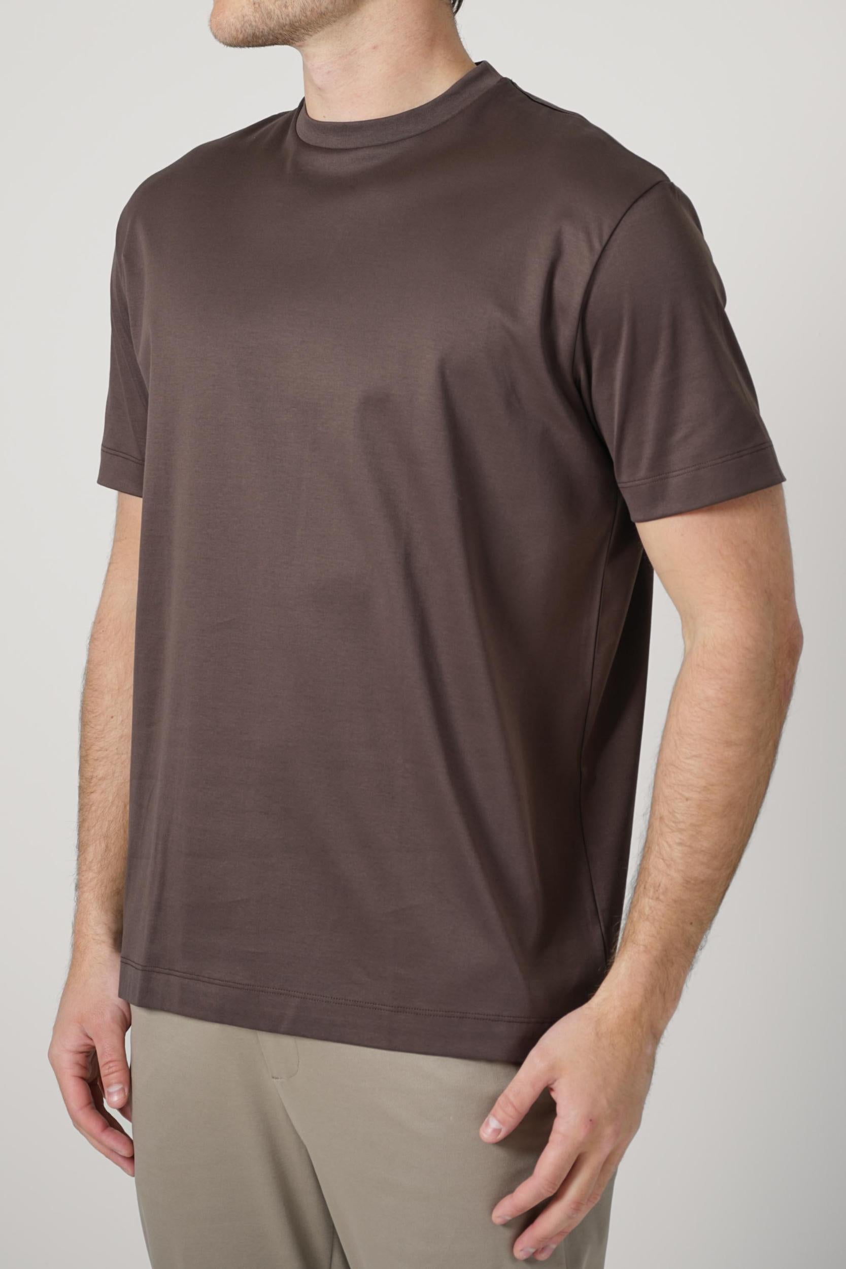 Valenza Slim Fit Supima T-Shirt Ebony Brown