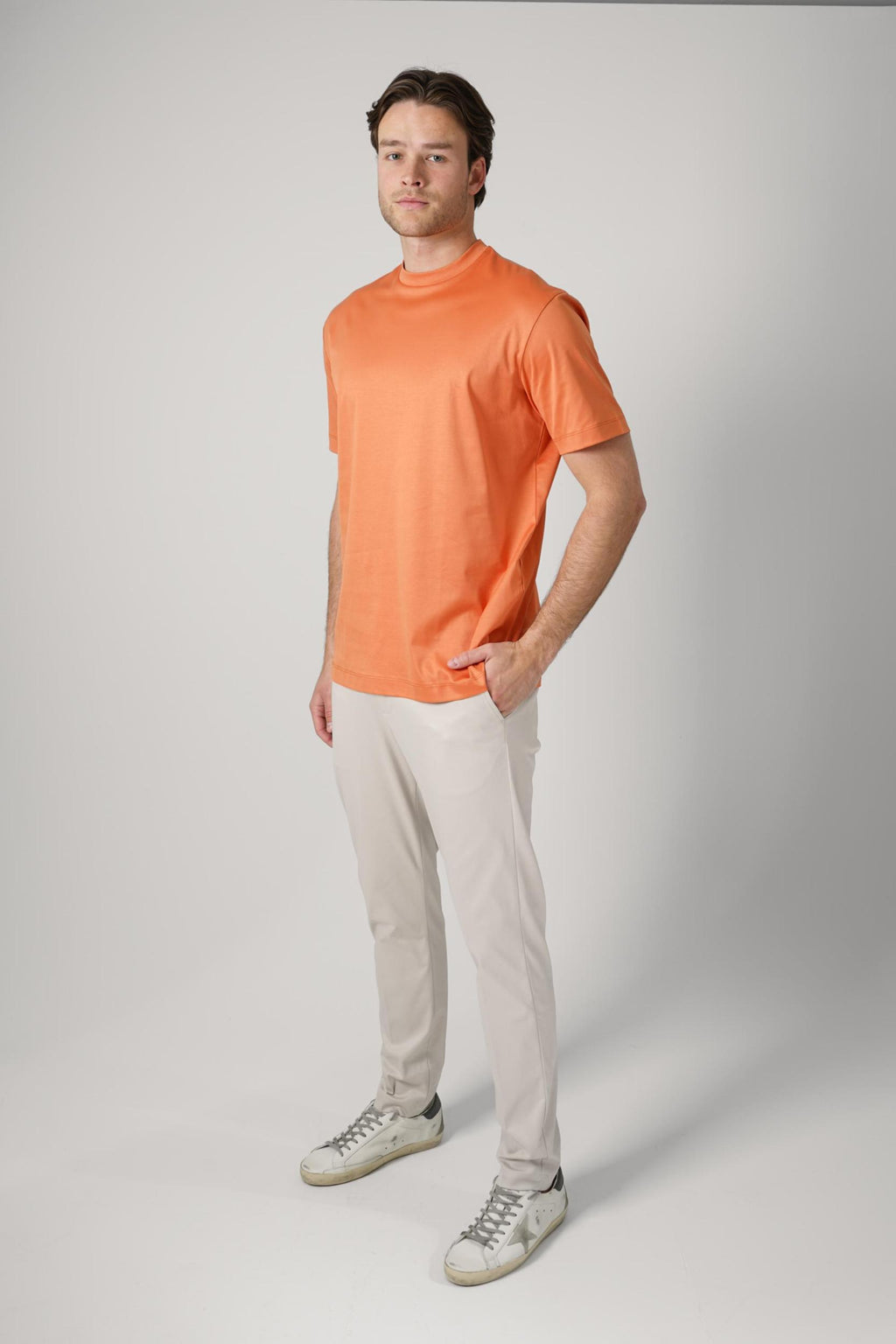 Valenza Slim Fit Supima T-Shirt Flame