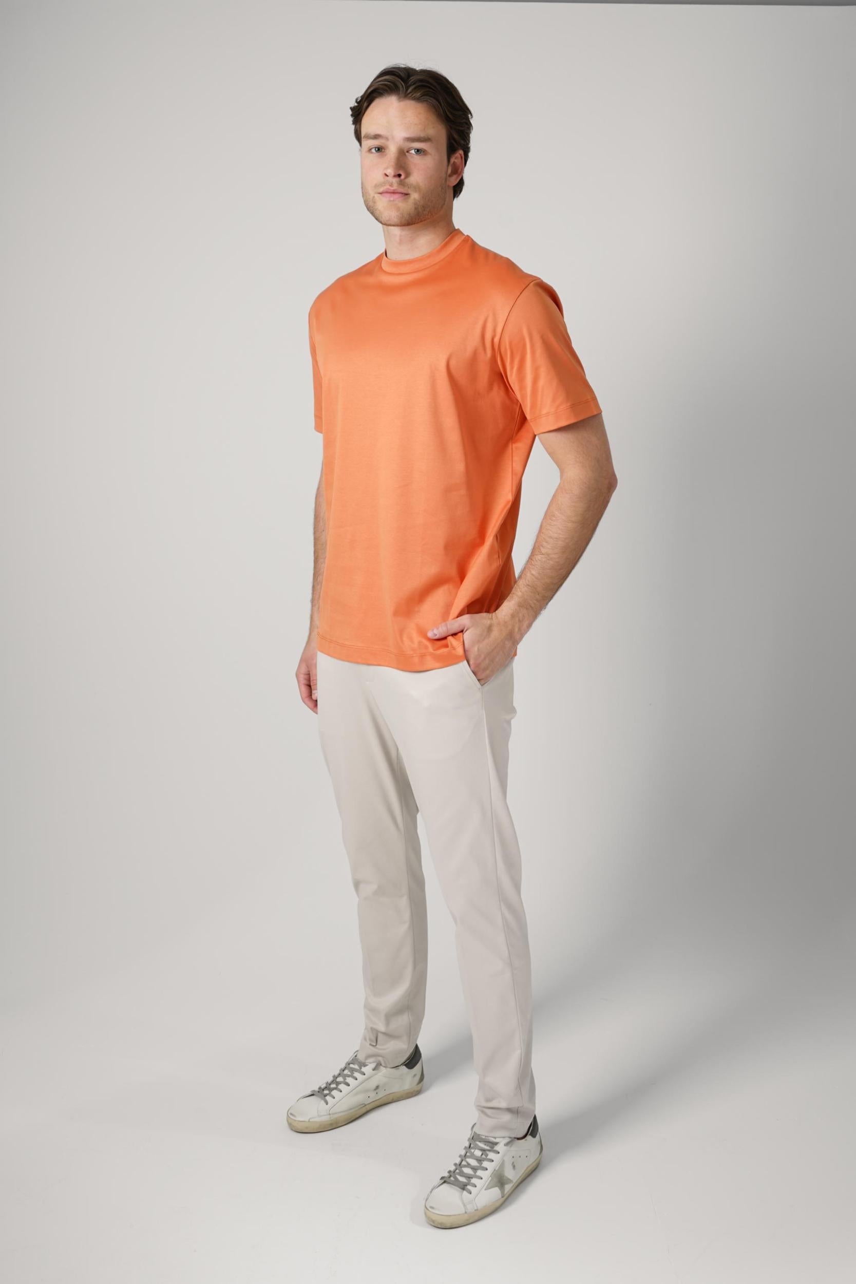 Valenza Slim Fit Supima T-Shirt Flame