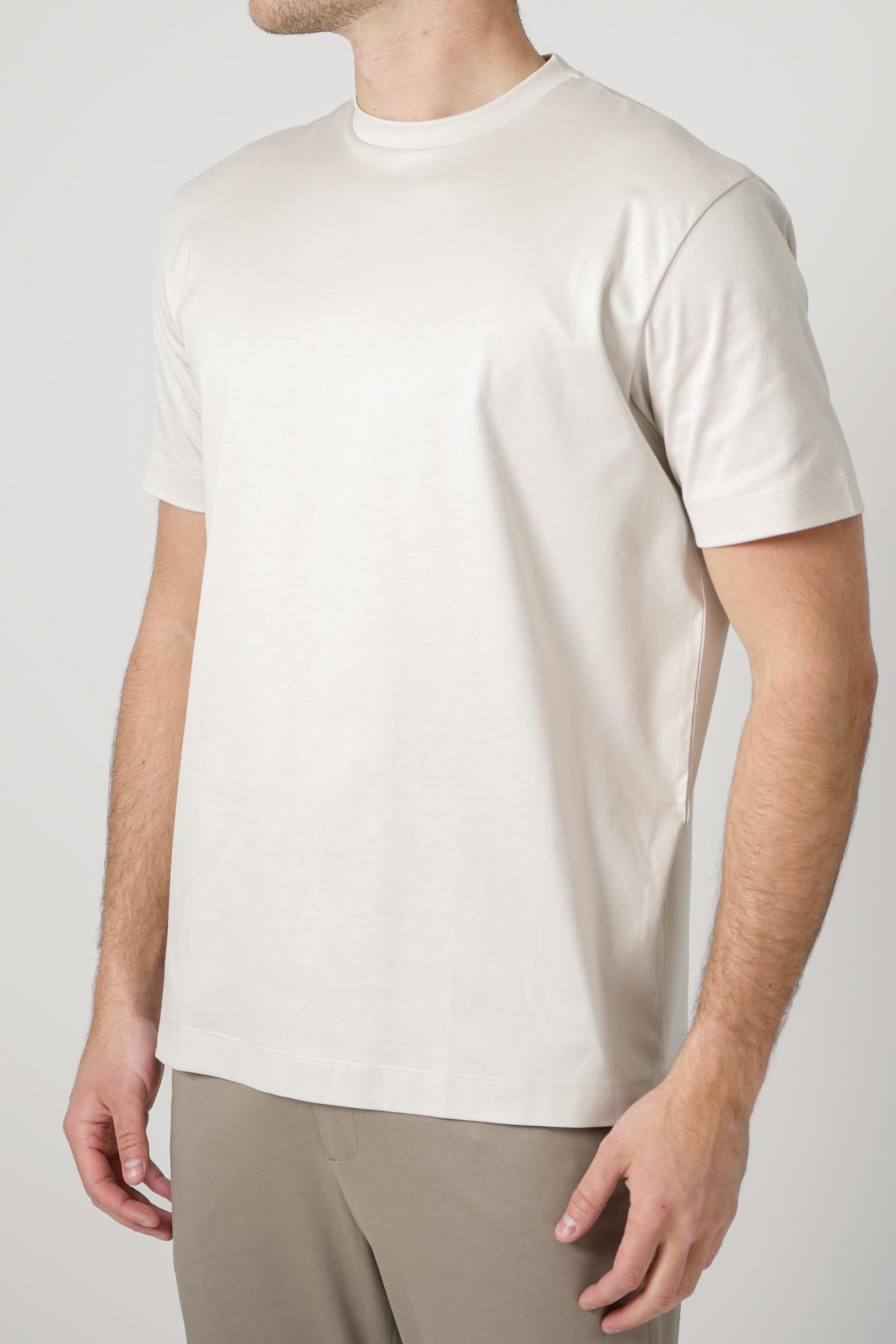 Valenza Slim Fit  Supima T-Shirt Pearl Grey