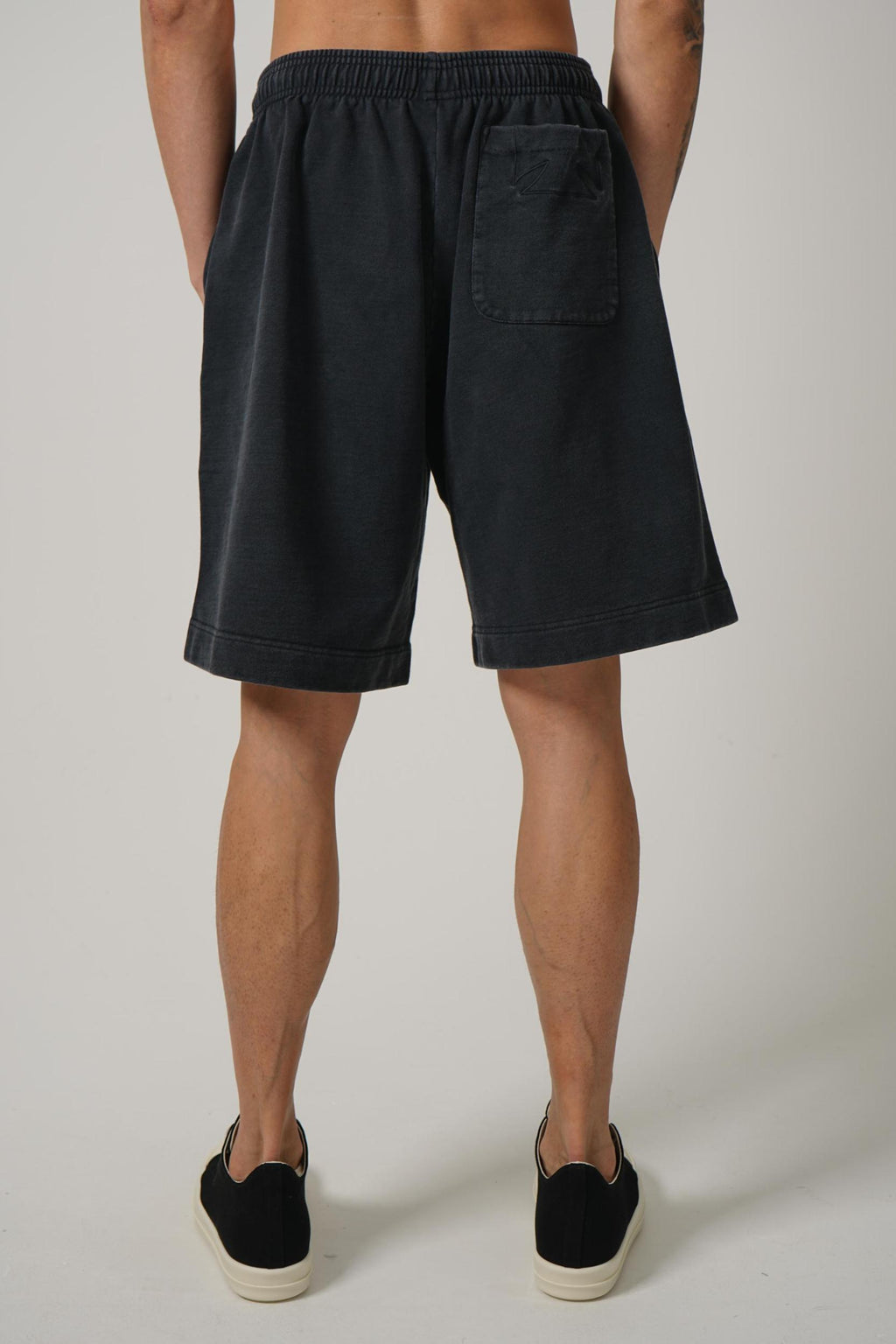 Vetements Biker Cross Logo Shorts Black