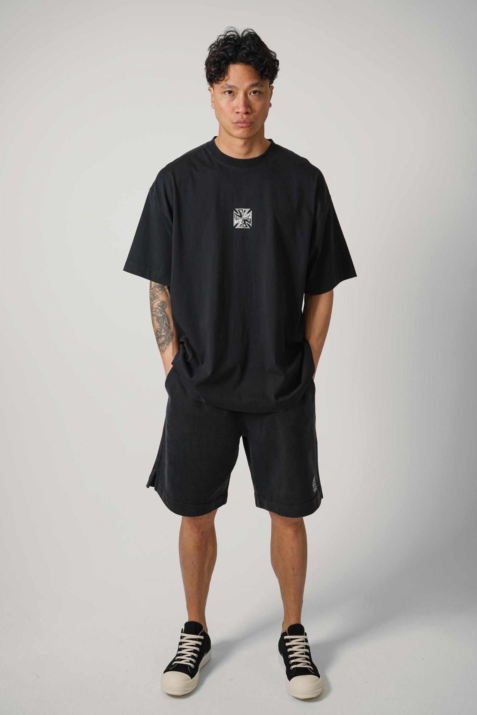 Vetements Biker Cross Logo T-Shirt Black