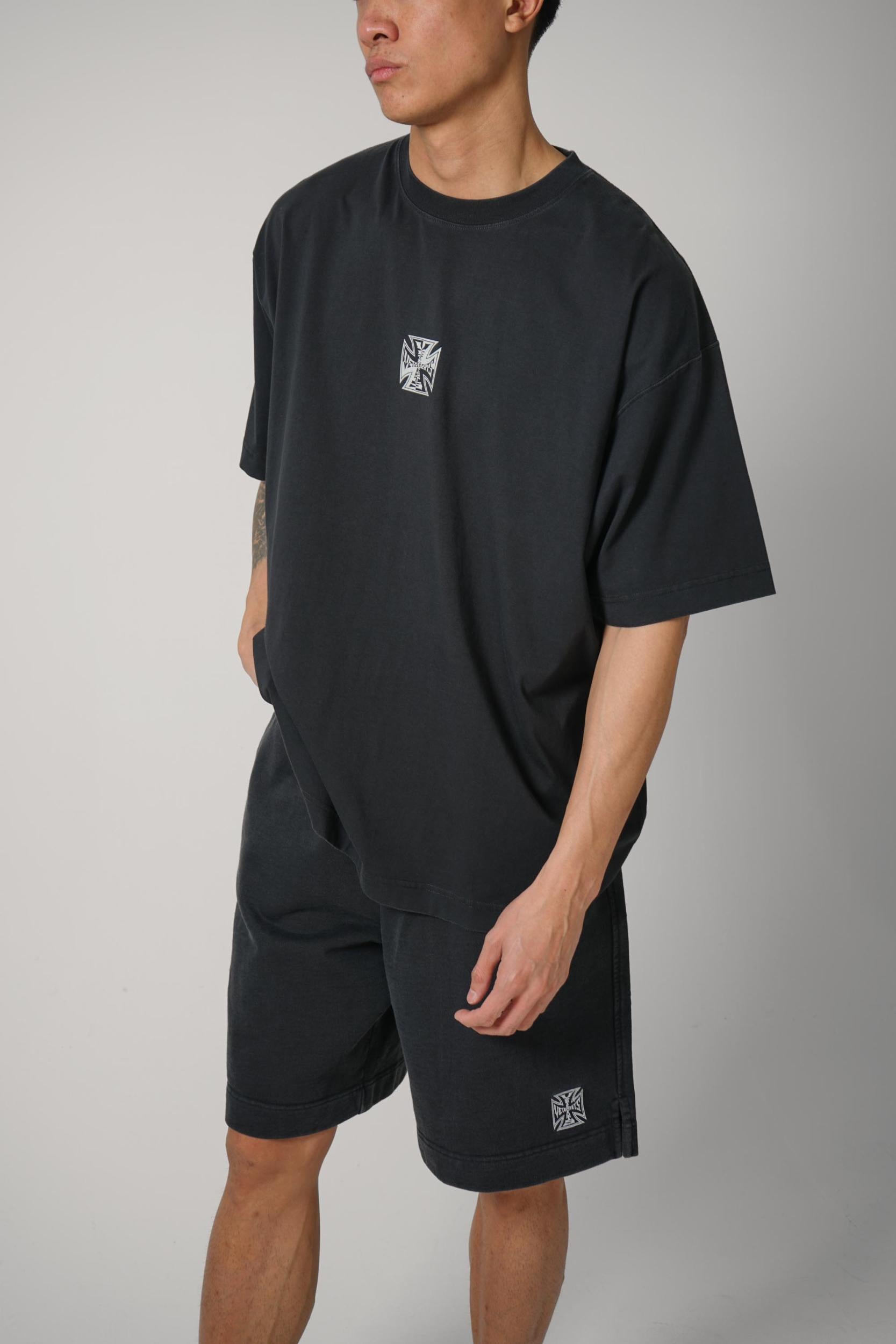 Vetements Biker Cross Logo T-Shirt Black
