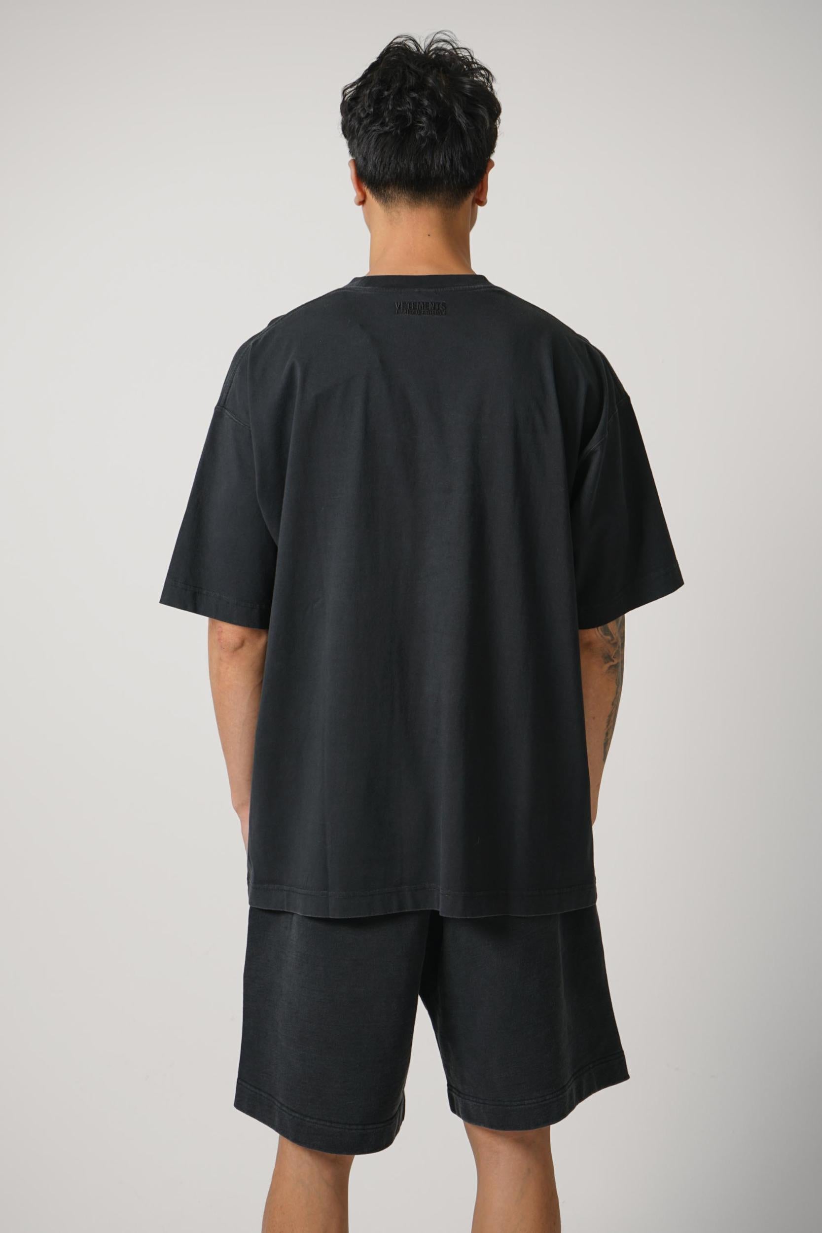 Vetements Biker Cross Logo T-Shirt Black