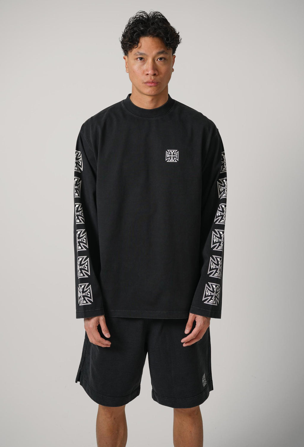 Vetements Biker Cross Longsleeve Black