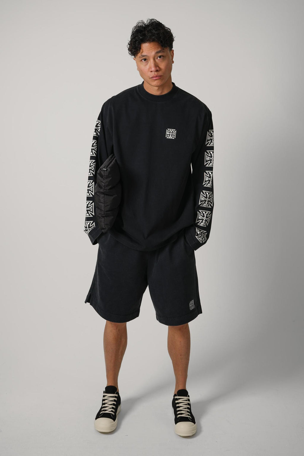 Vetements Biker Cross Longsleeve Black
