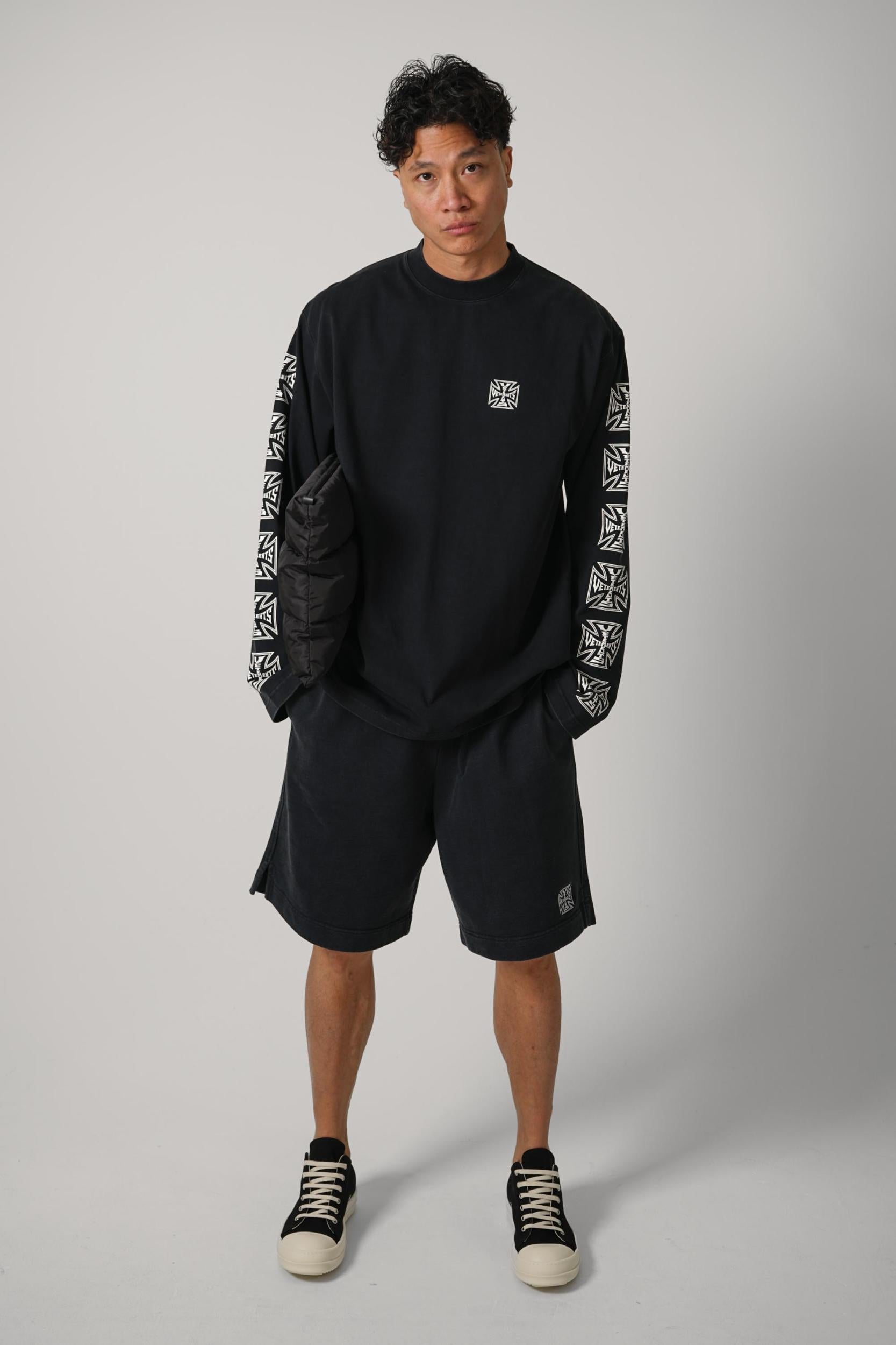 Vetements Biker Cross Longsleeve Black