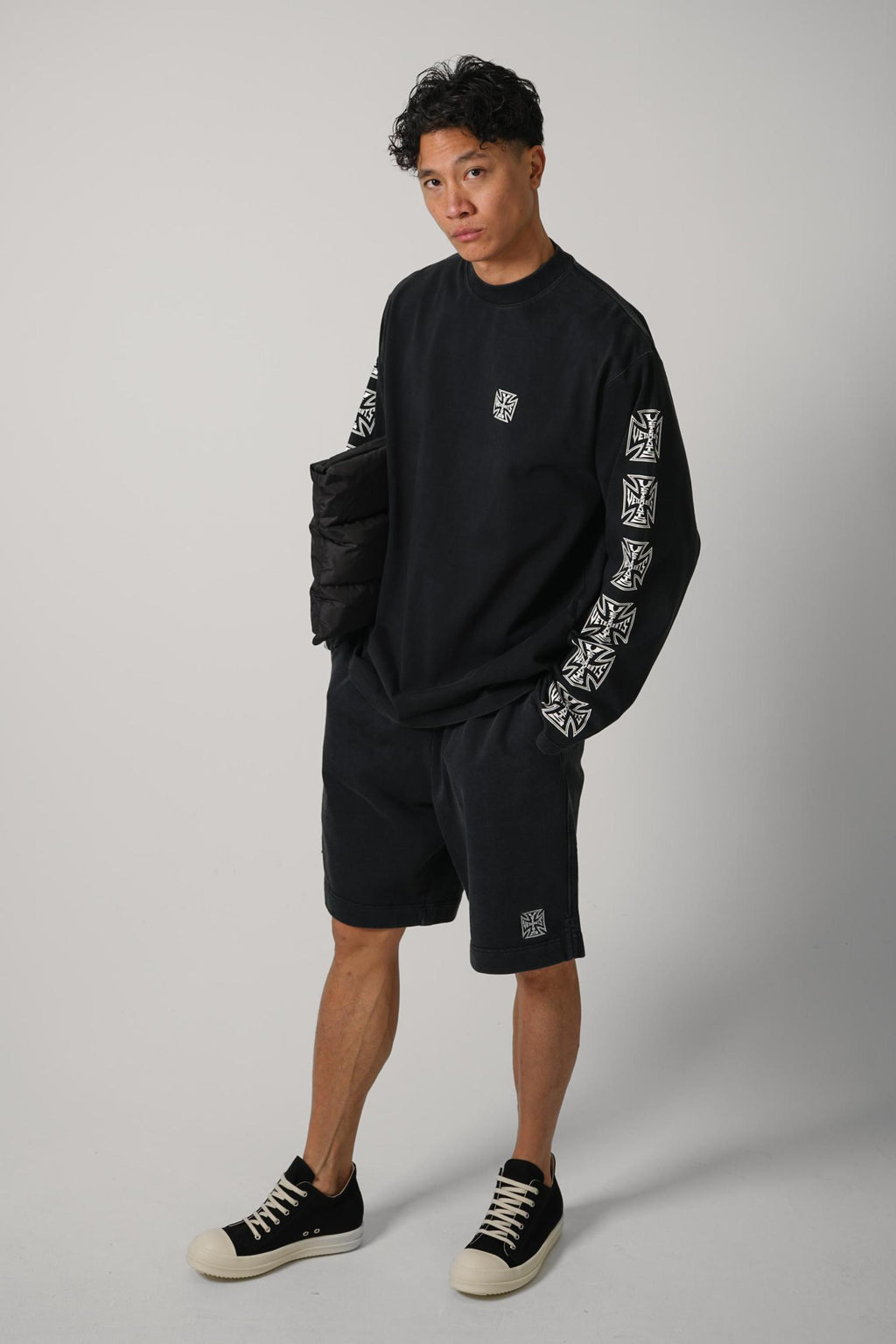 Vetements Biker Cross Longsleeve Black