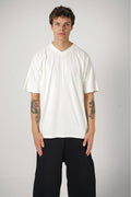 Vetements Cut Up T-Shirt Ice White