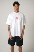 Vetements Double Biker Cross Logo T-Shirt White