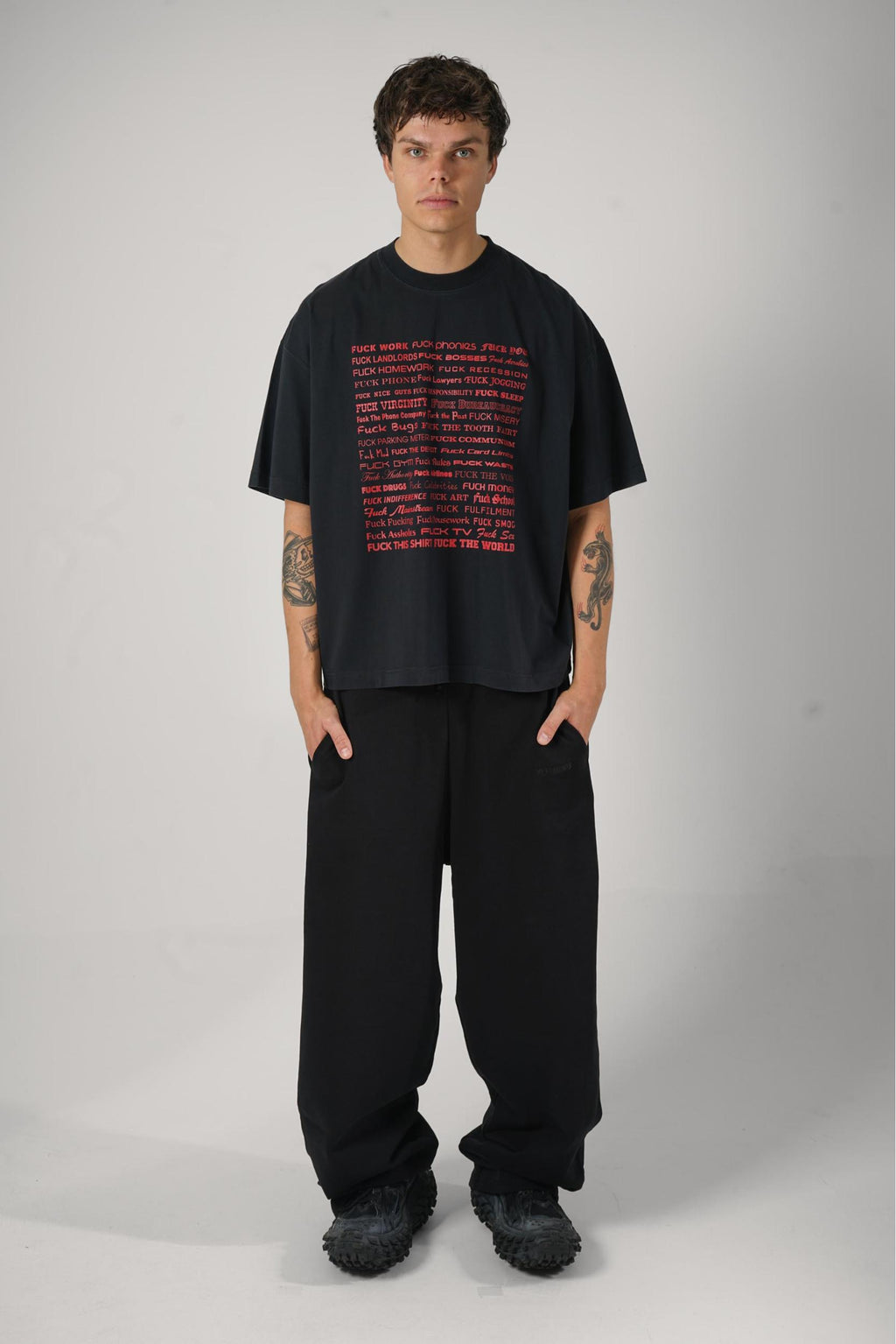 Vetements F*Ck T-Shirt Black