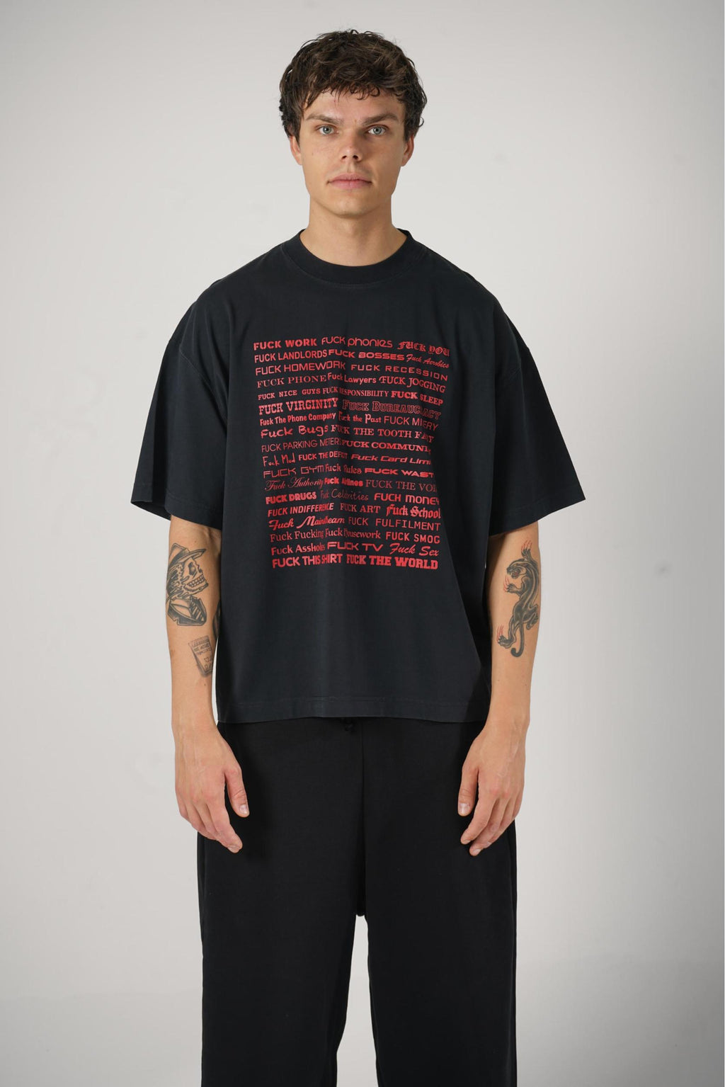 Vetements F*Ck T-Shirt Black