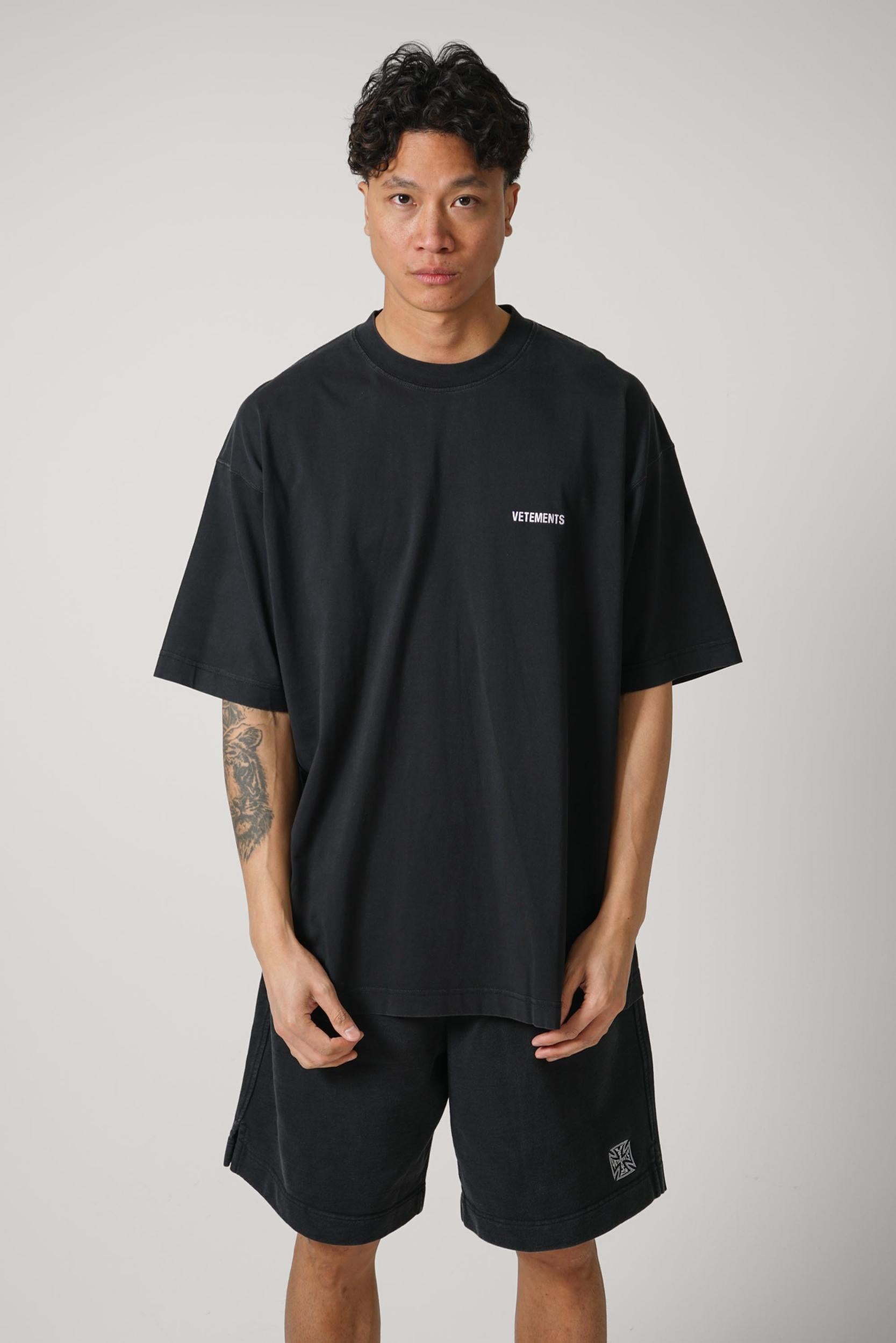 Vetements Iconic Logo T-Shirt Black