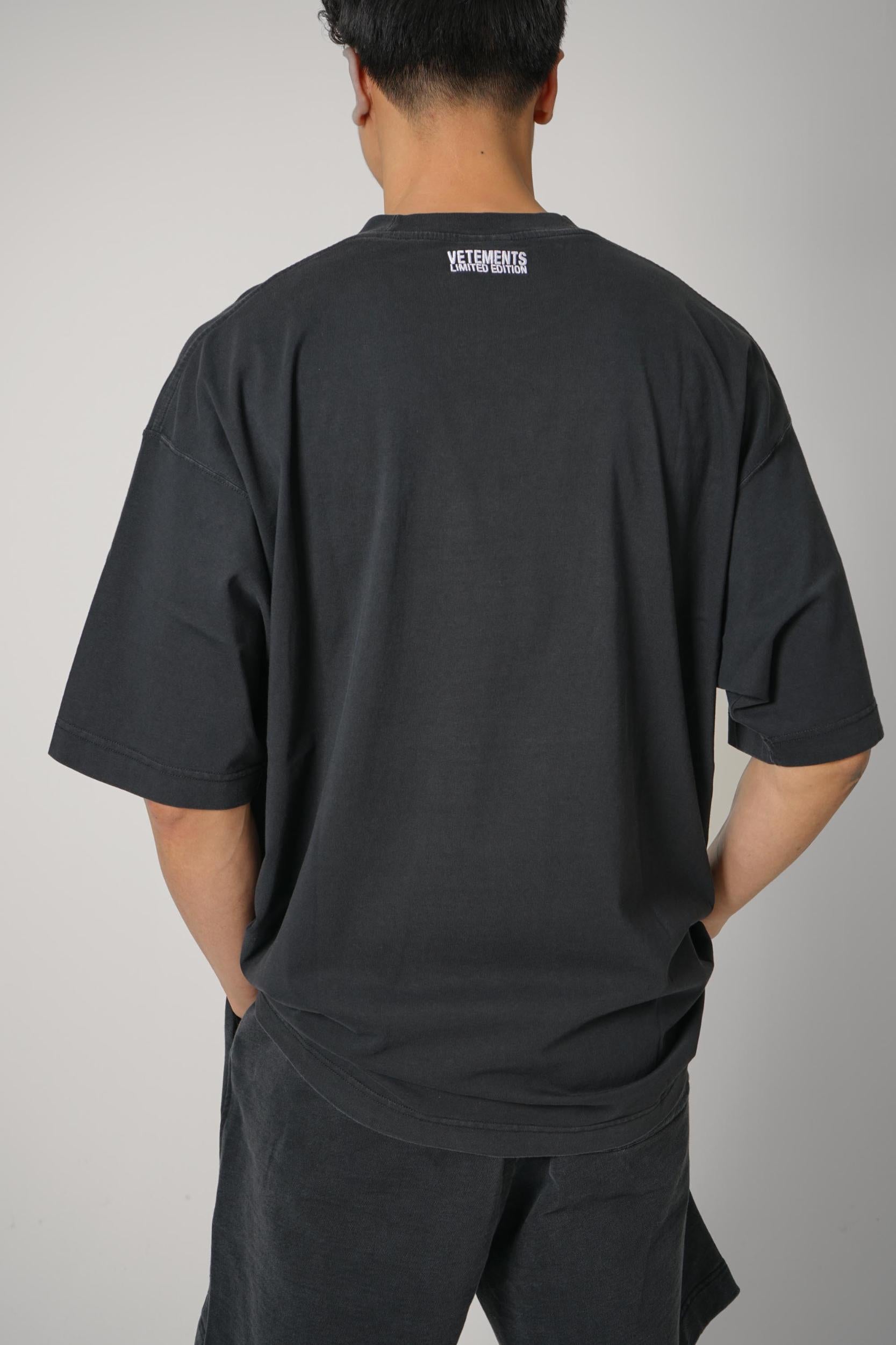 Vetements Iconic Logo T-Shirt Black