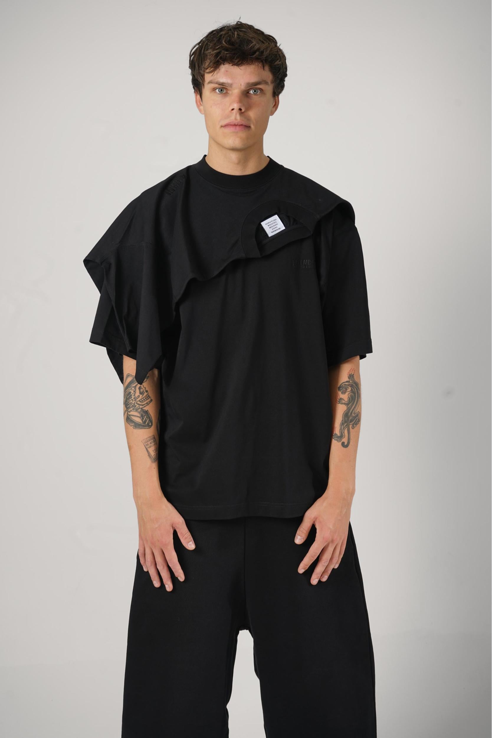 Vetements Layered T-Shirt Black