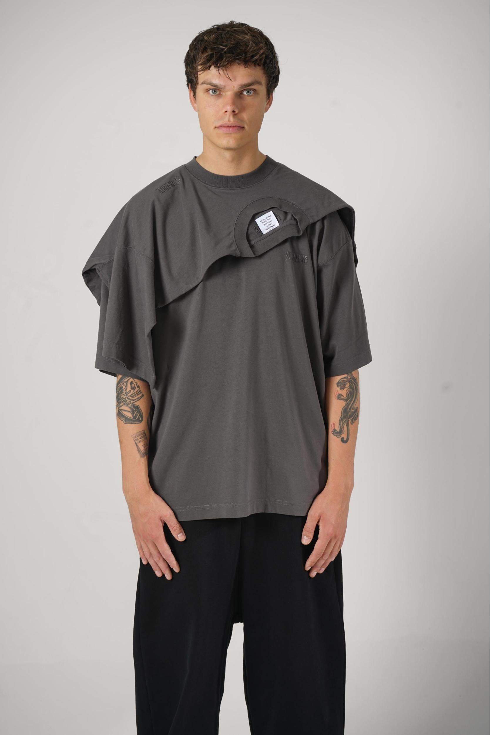 Vetements Layered T-Shirt Grey
