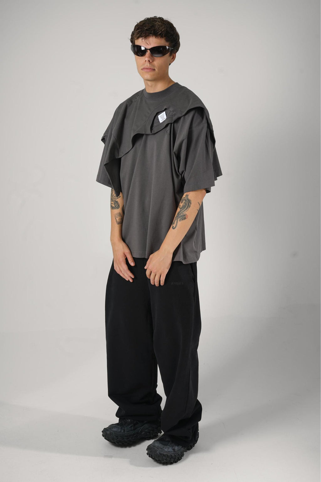 Vetements Layered T-Shirt Grey