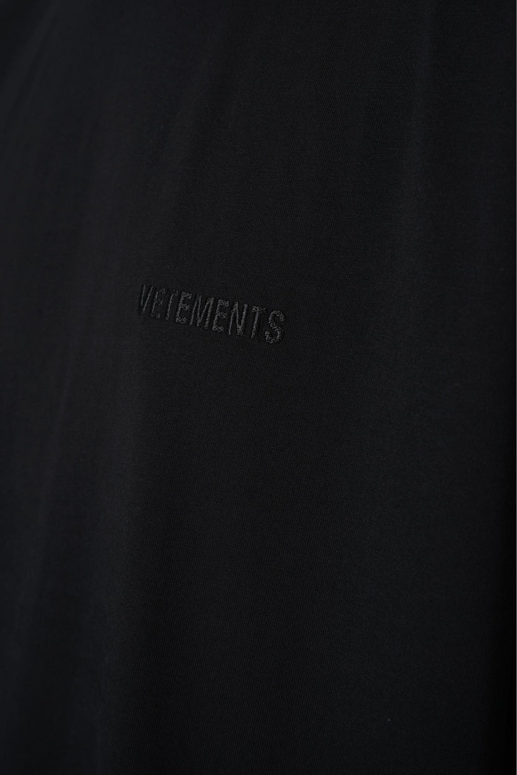 Vetements Logo T-Shirt Black