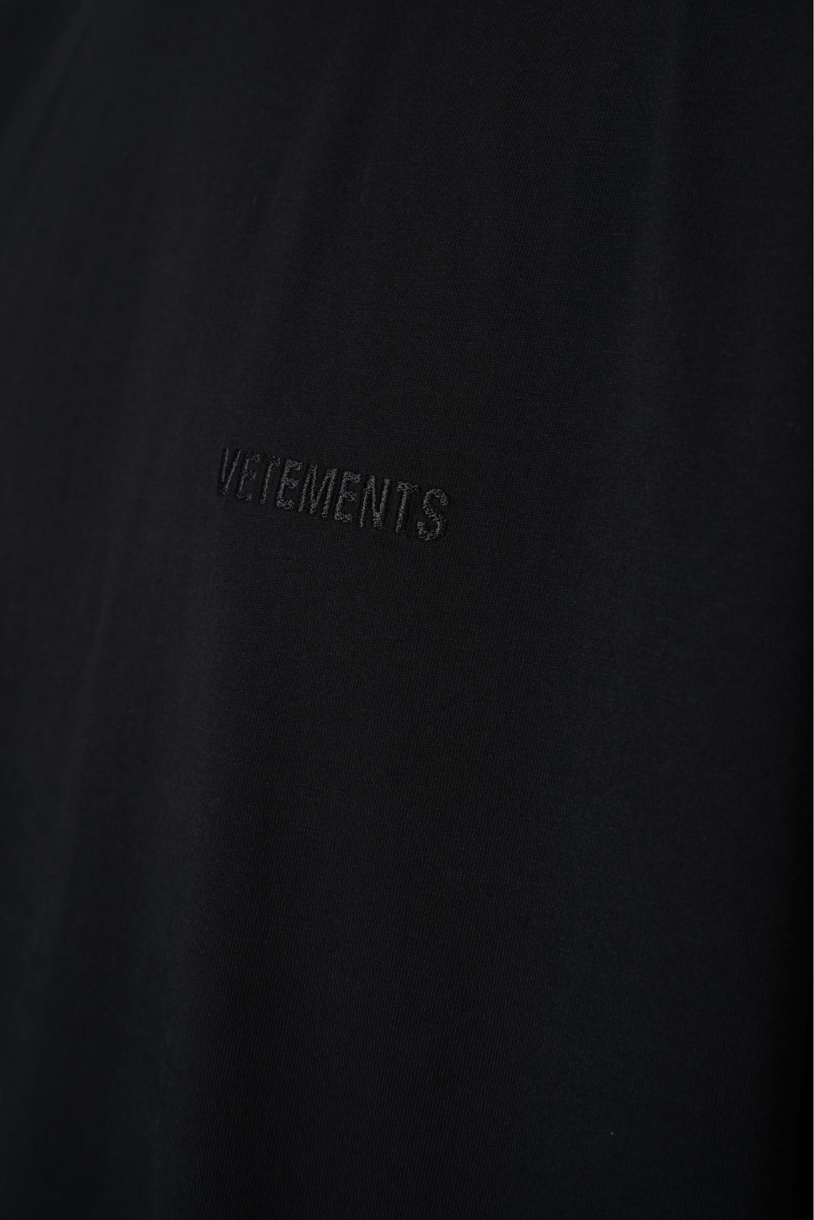 Vetements Logo T-Shirt Black