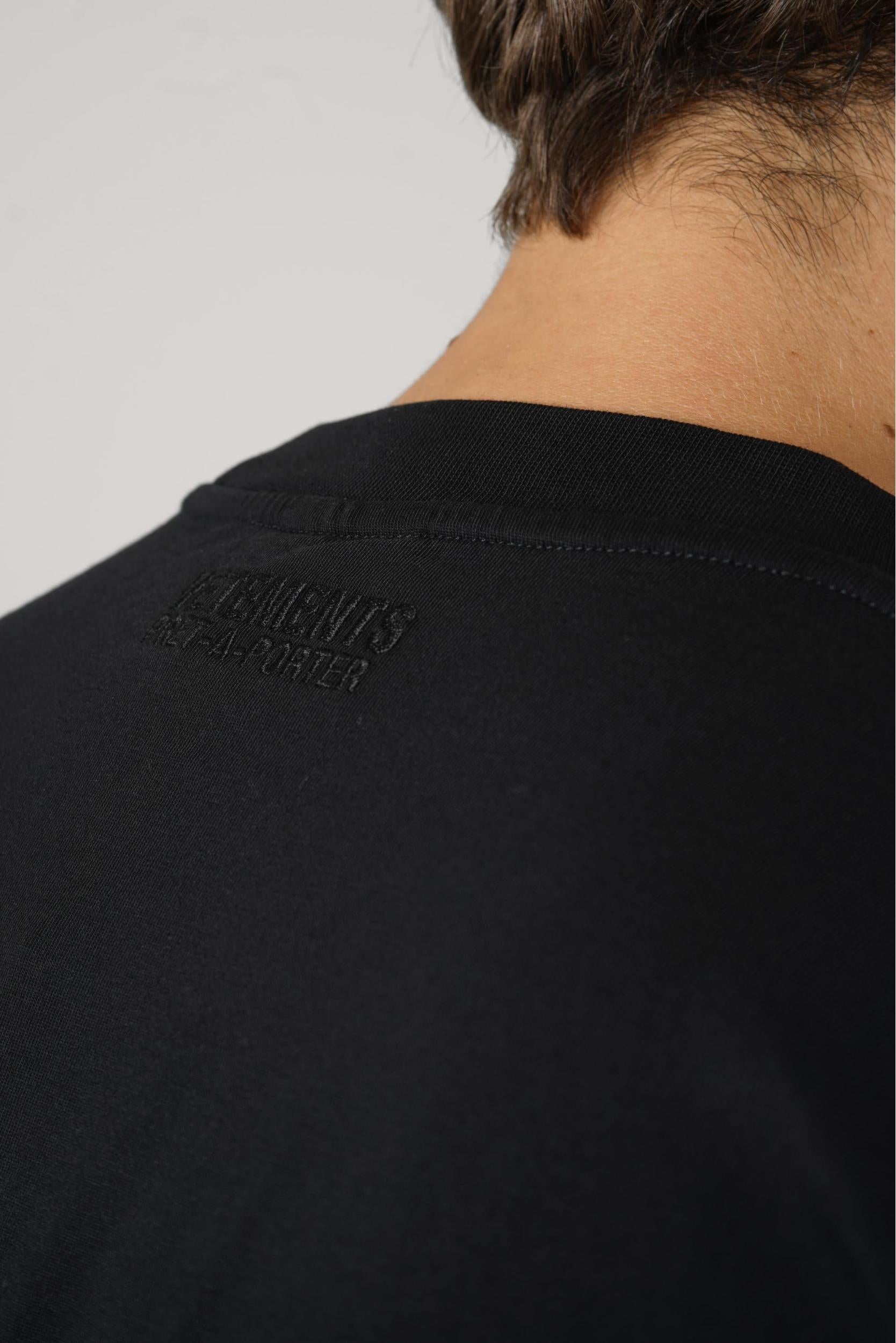 Vetements Logo T-Shirt Black
