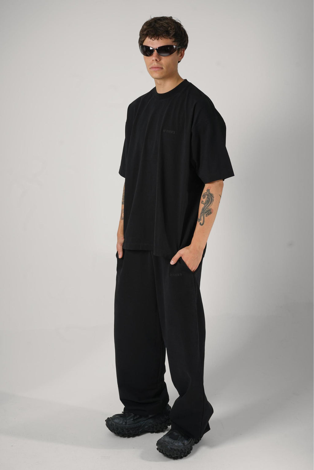 Vetements Logo T-Shirt Black