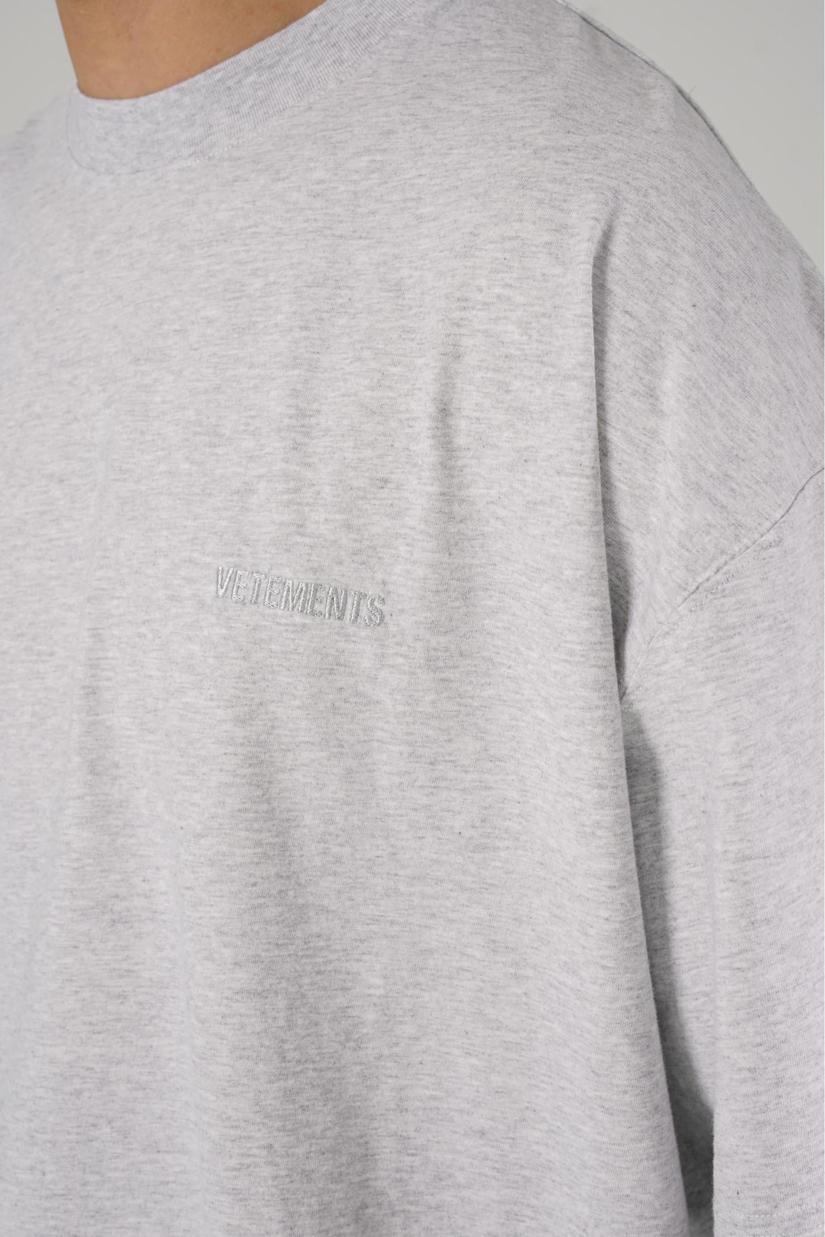 Vetements Logo T-Shirt Grey