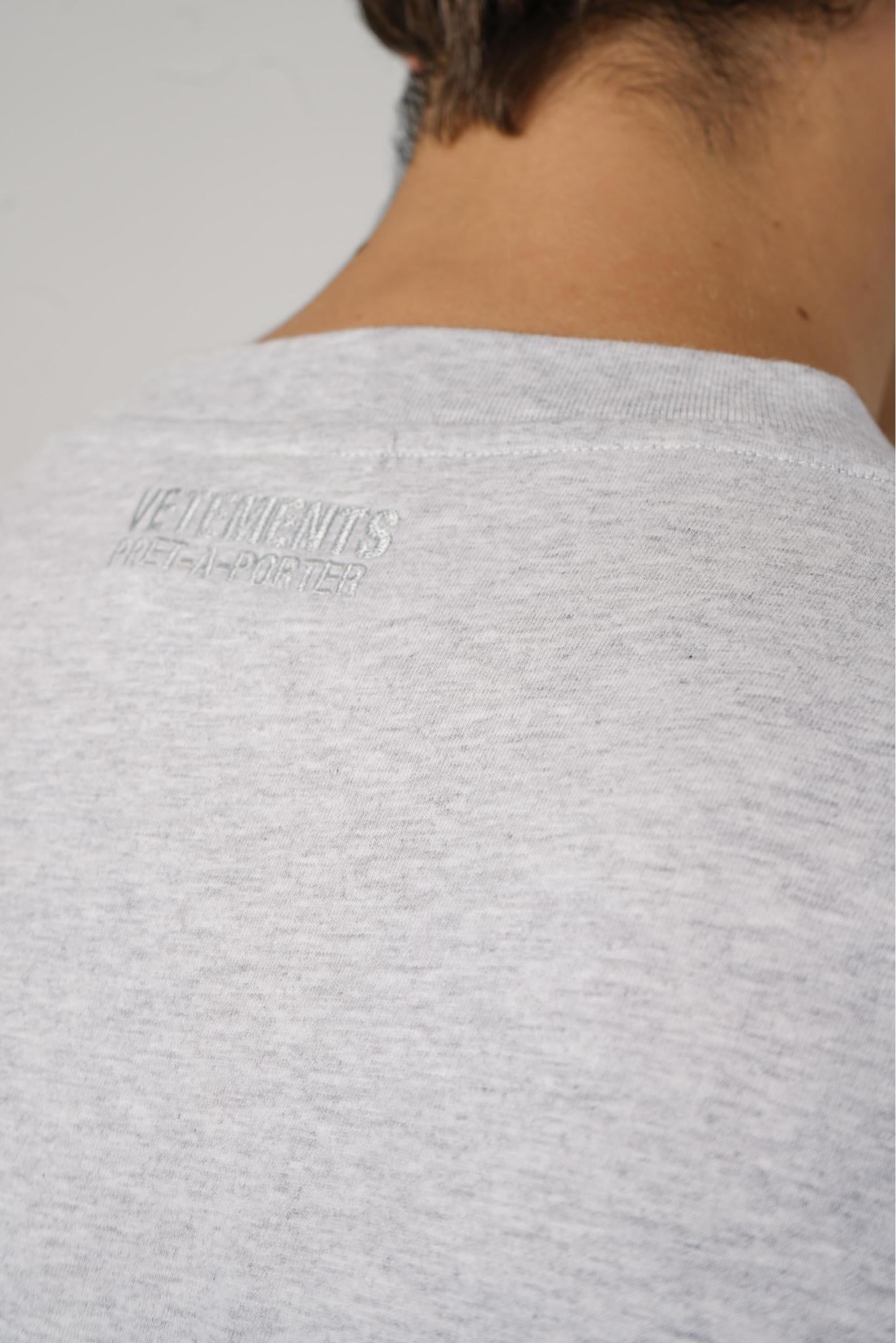 Vetements Logo T-Shirt Grey – JURGEN STORE