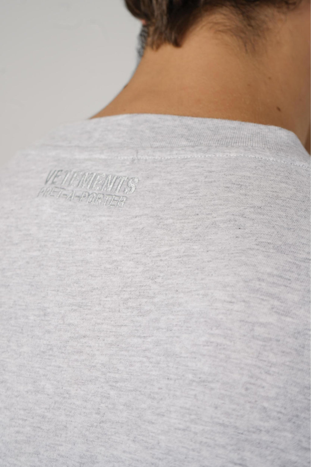 Vetements Logo T-Shirt Grey