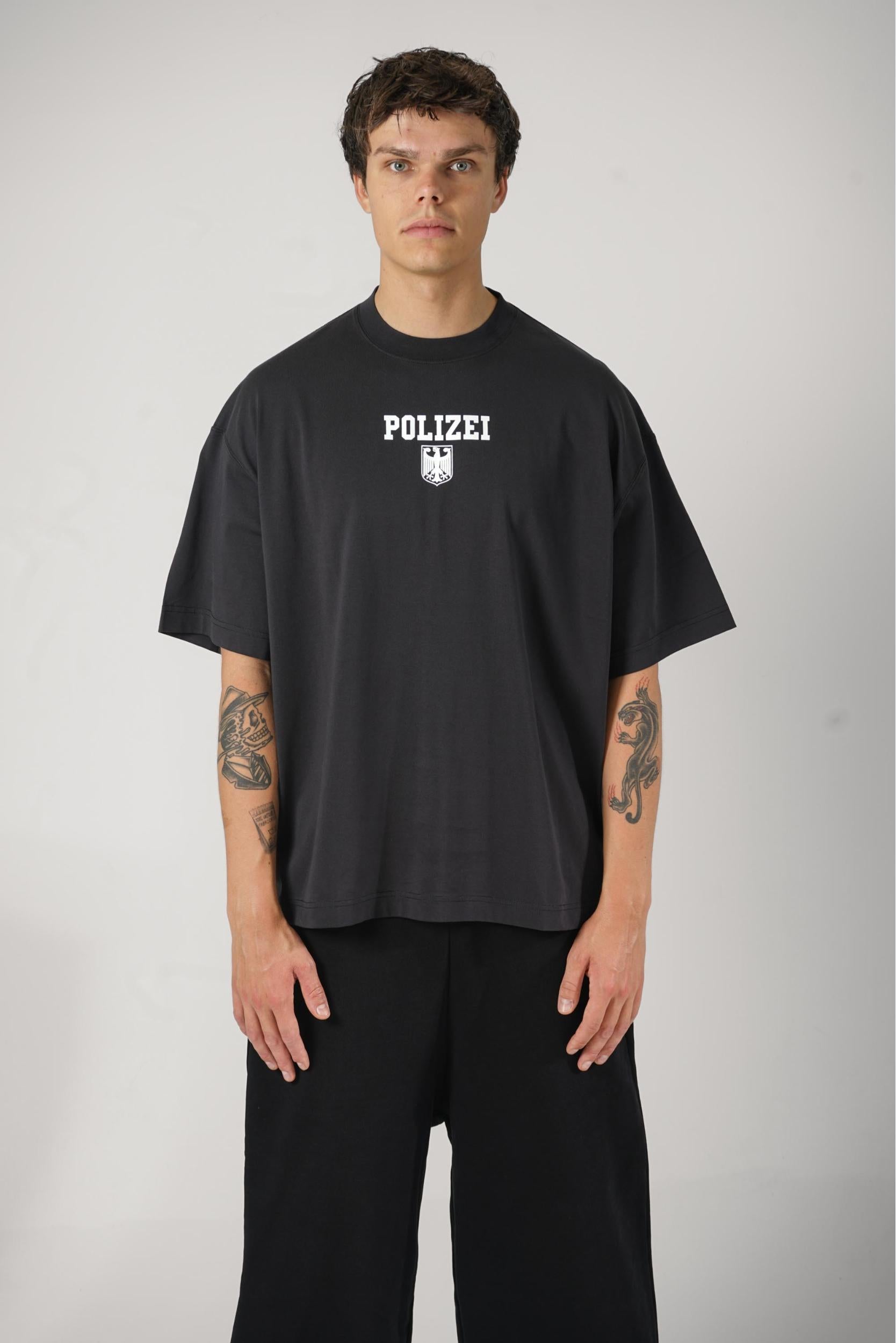 Vetements Polizei T-Shirt Black