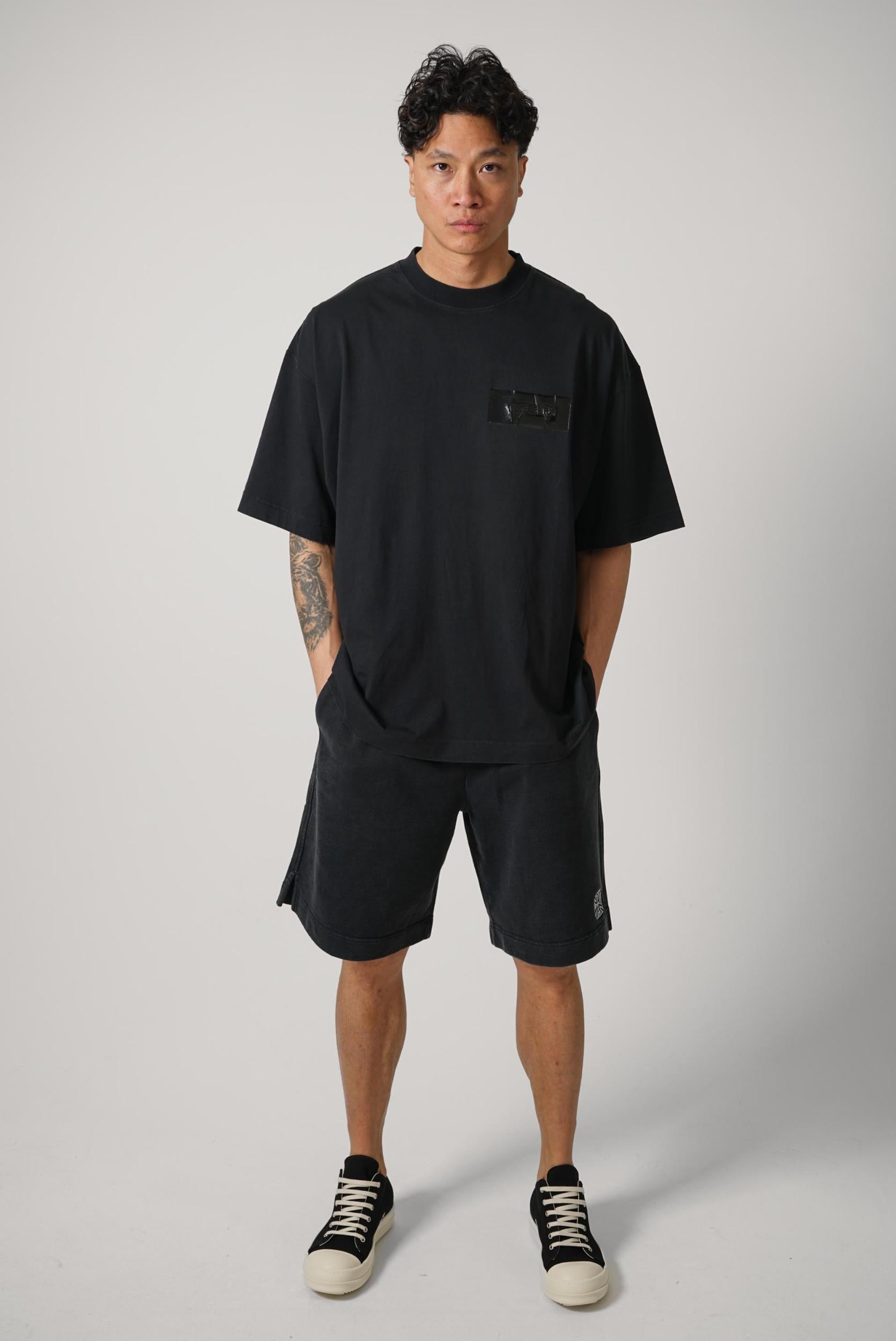 Vetements Taped Logo T-Shirt Black
