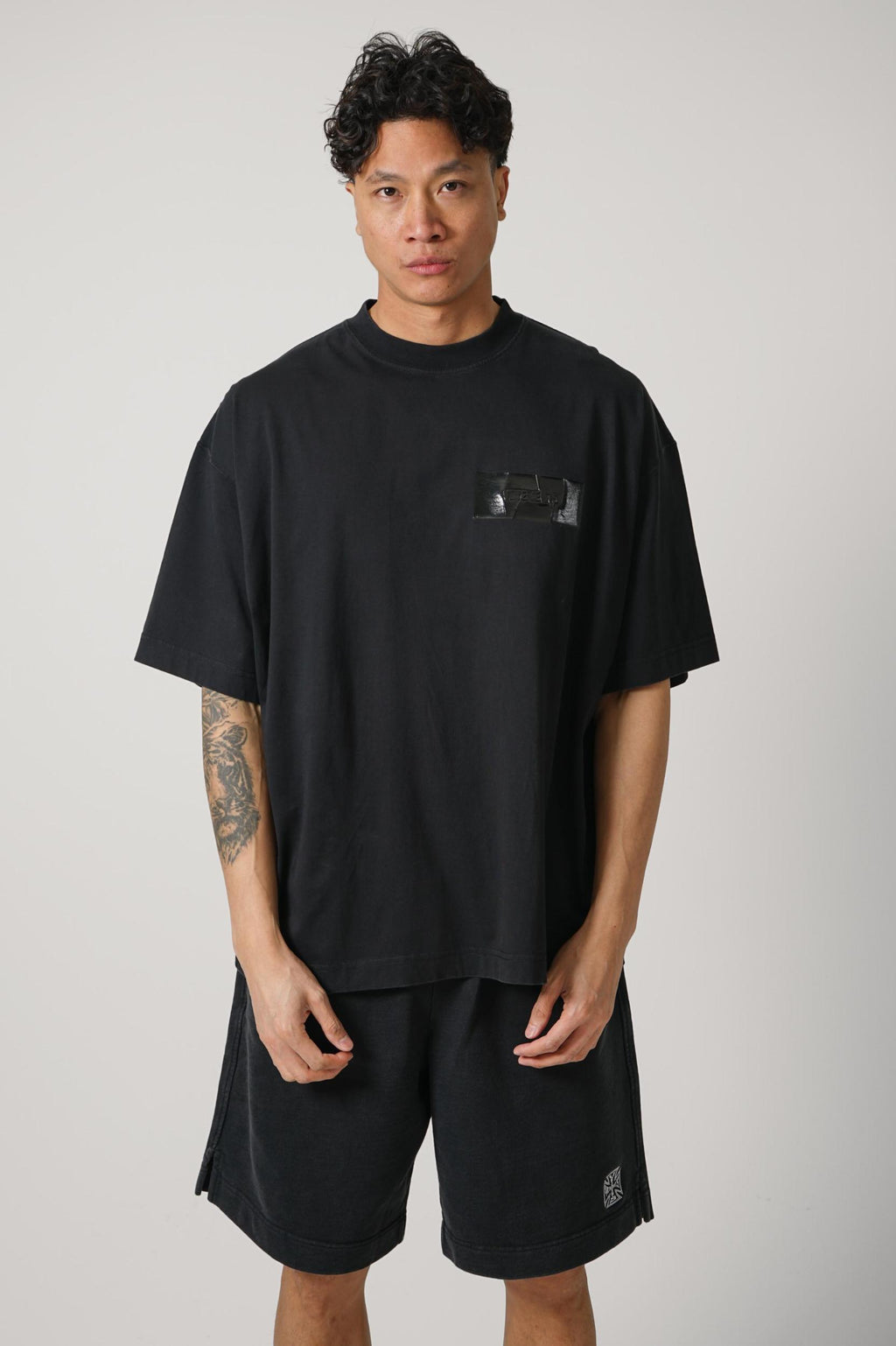 Vetements Taped Logo T-Shirt Black