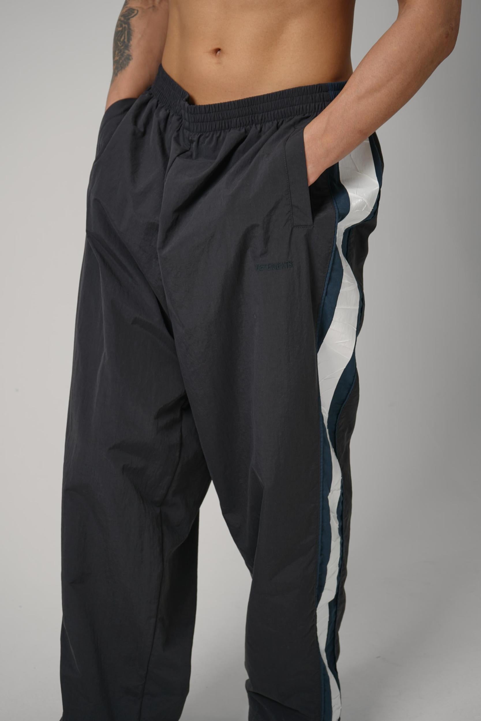 Vetements Taped Tracksuit Pants Black