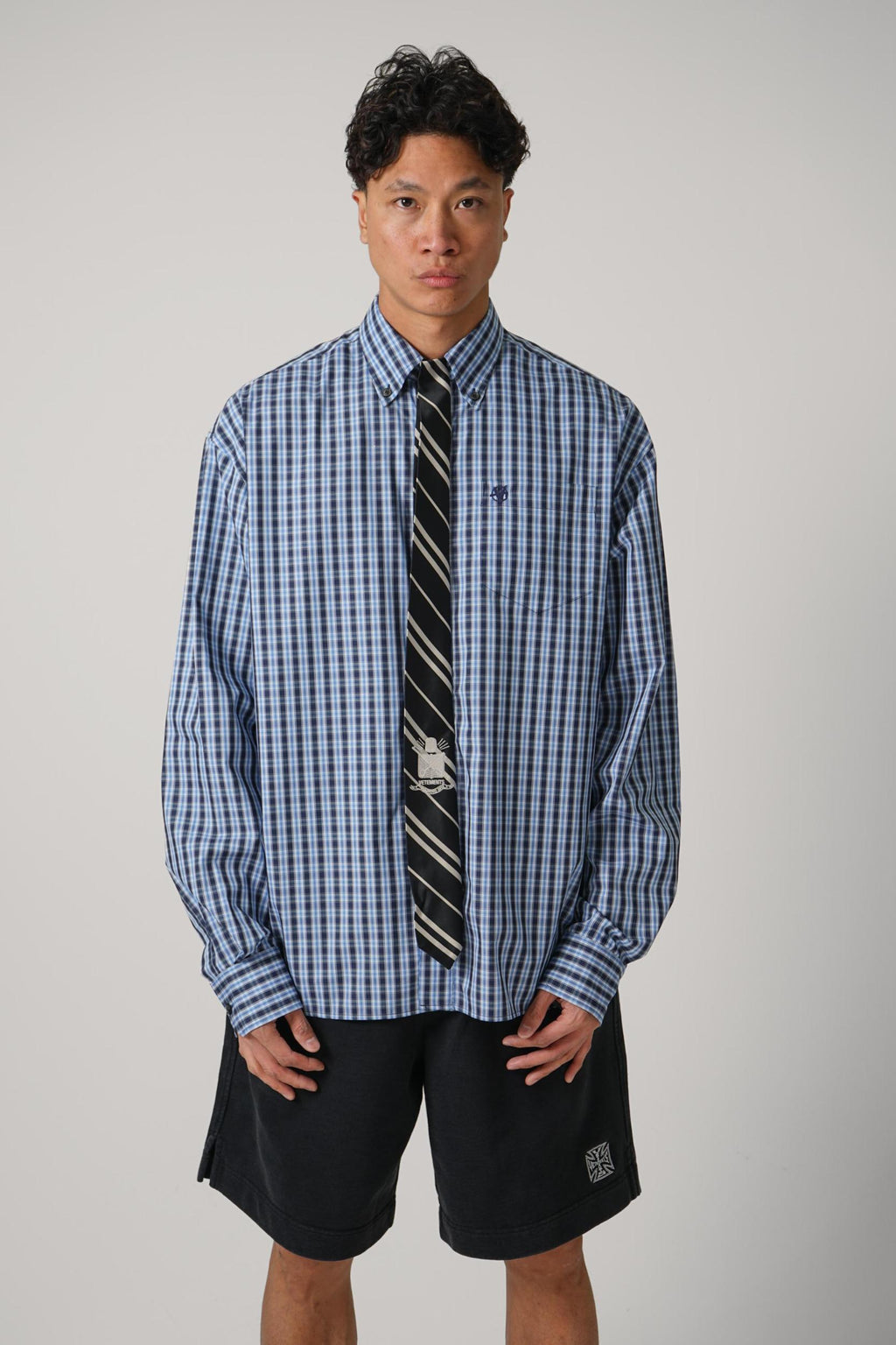 Vetements Tie Classic Shirt Blue
