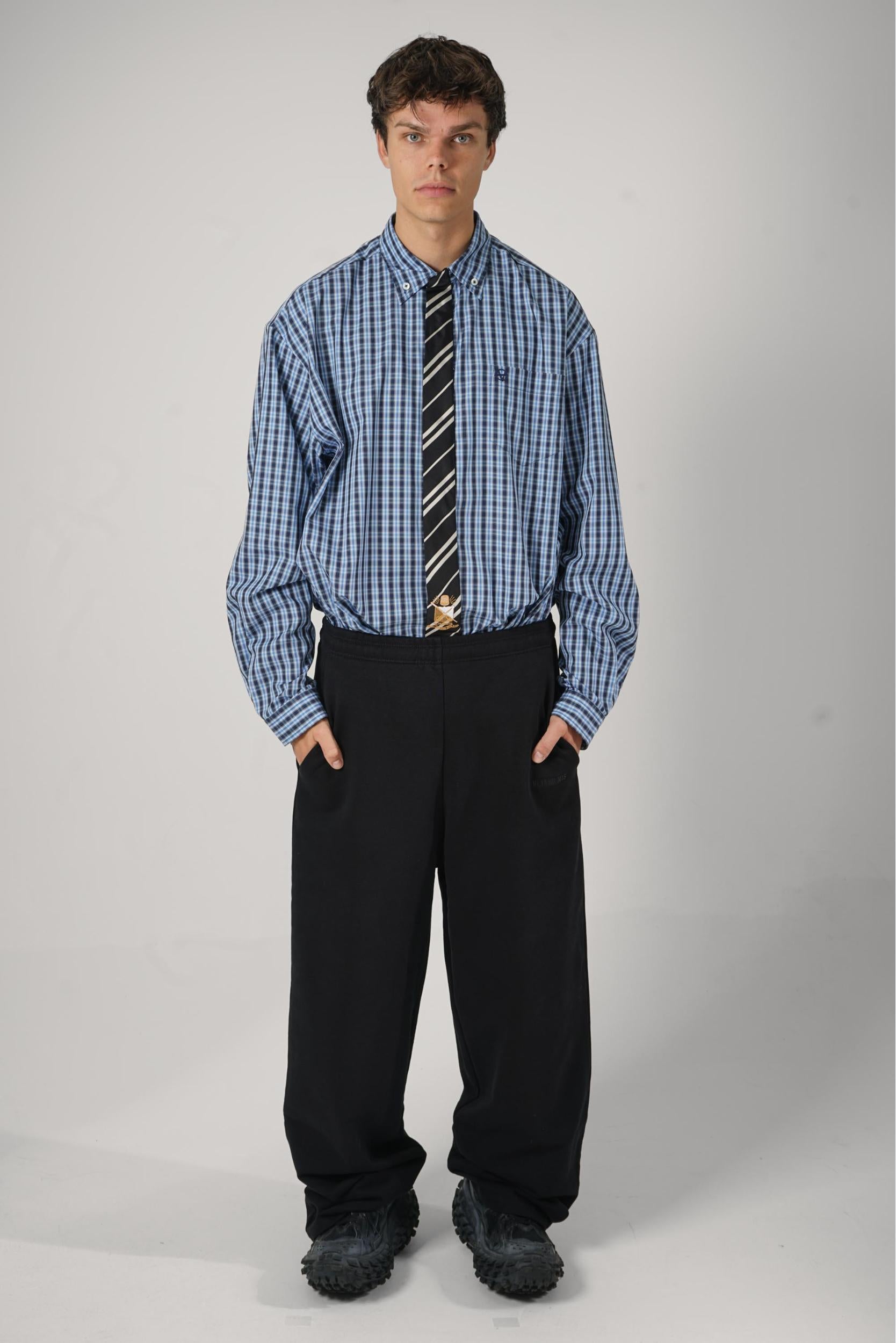 Vetements Tie Shirt Blue
