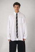 Vetements Tie Shirt White