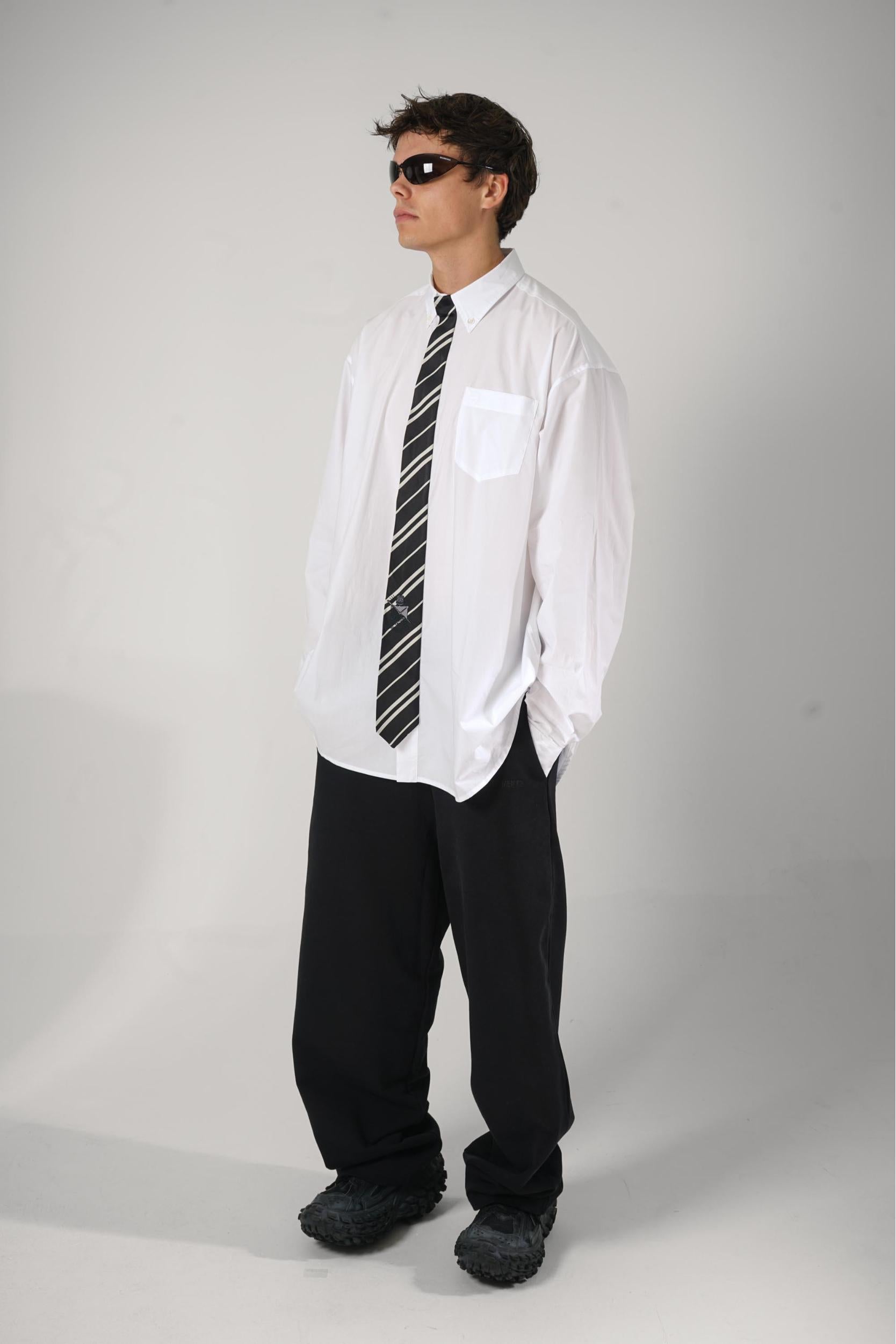 Vetements Tie Shirt White