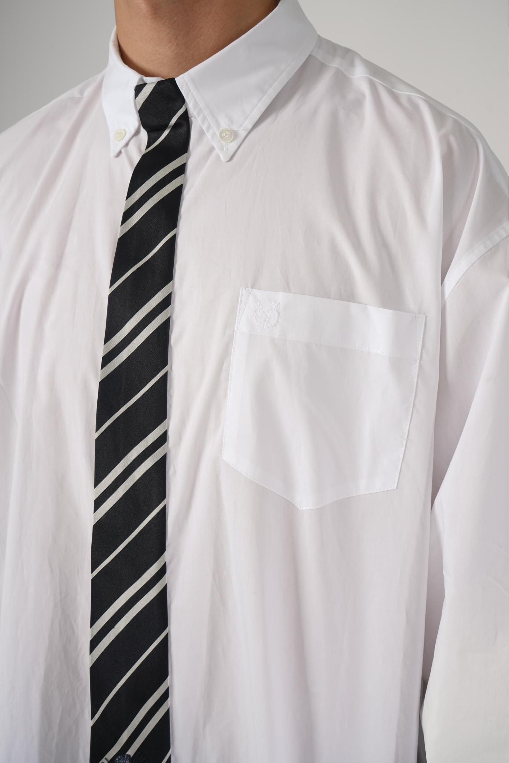 Vetements Tie Shirt White