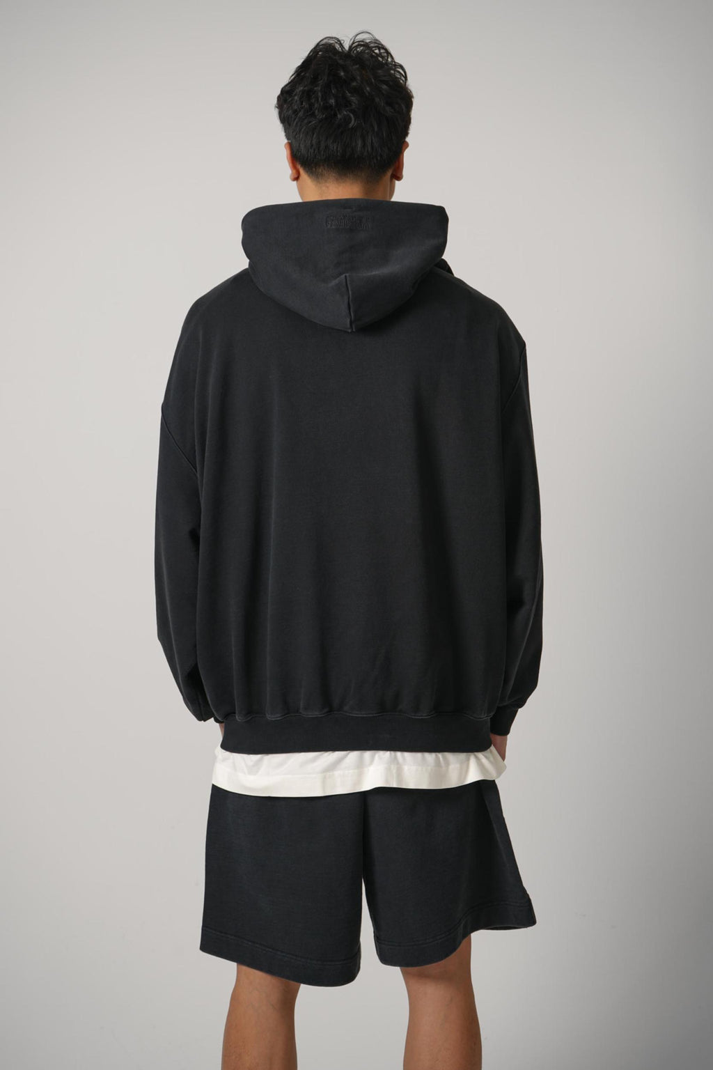 Vetements Triple Biker Cross Logo Hoodie Black