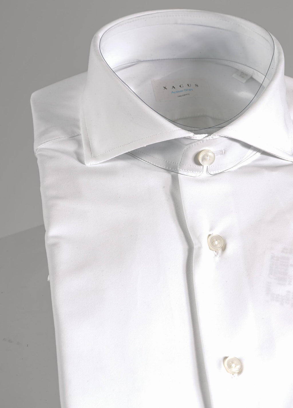 Xacus Tailor Fit Active Shirt White