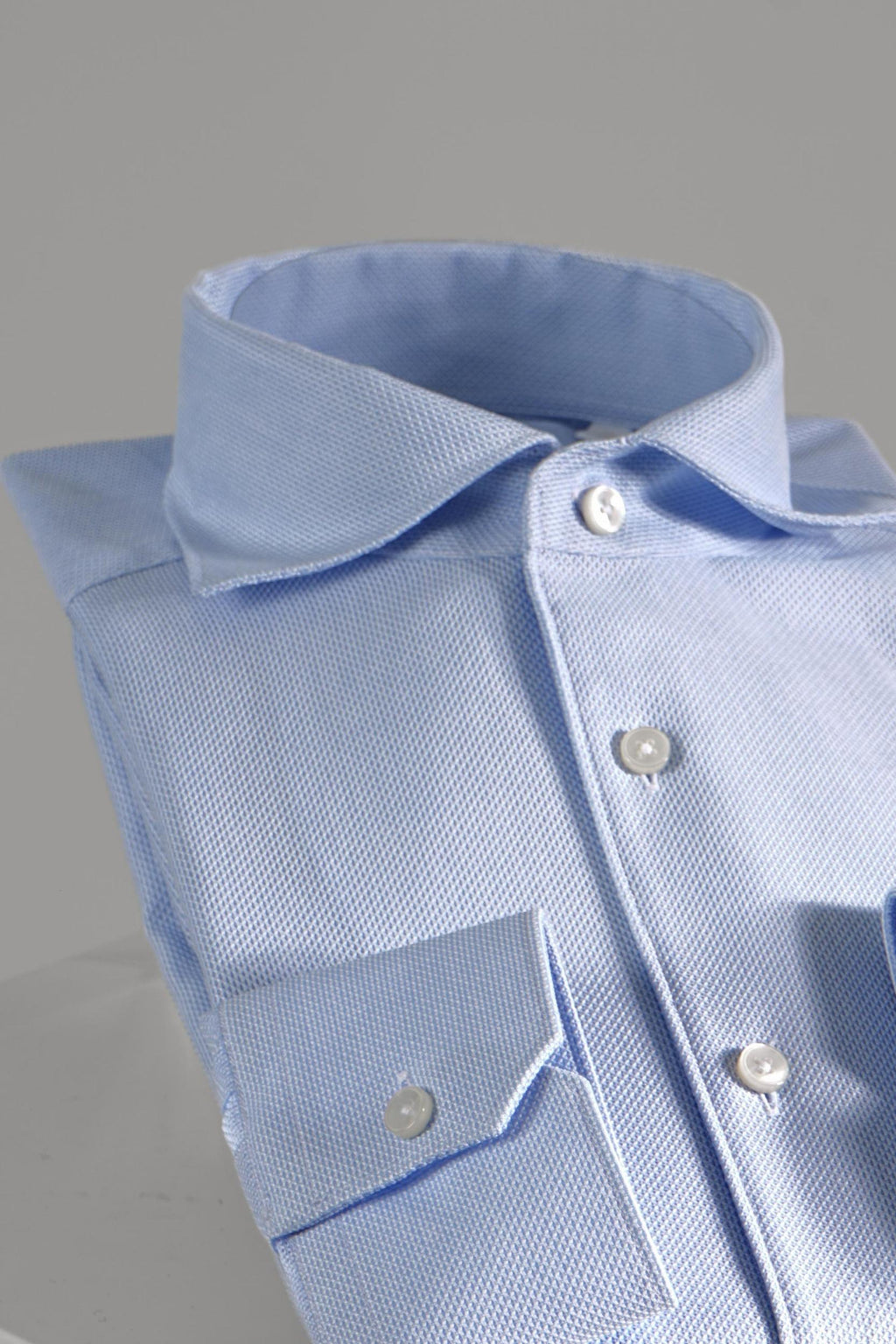 Xacus Tailor Fit Classic Shirt Blue