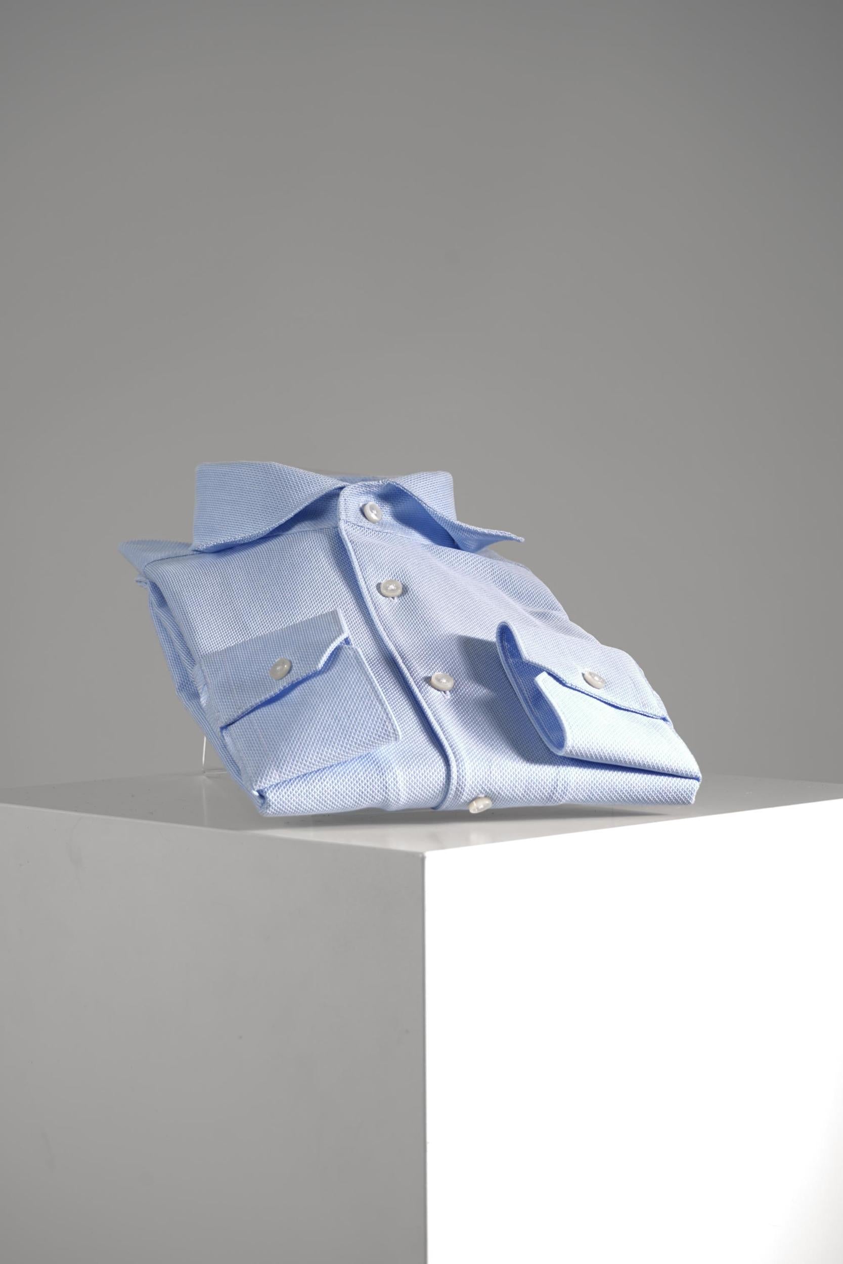 Xacus Tailor Fit Classic Shirt Blue
