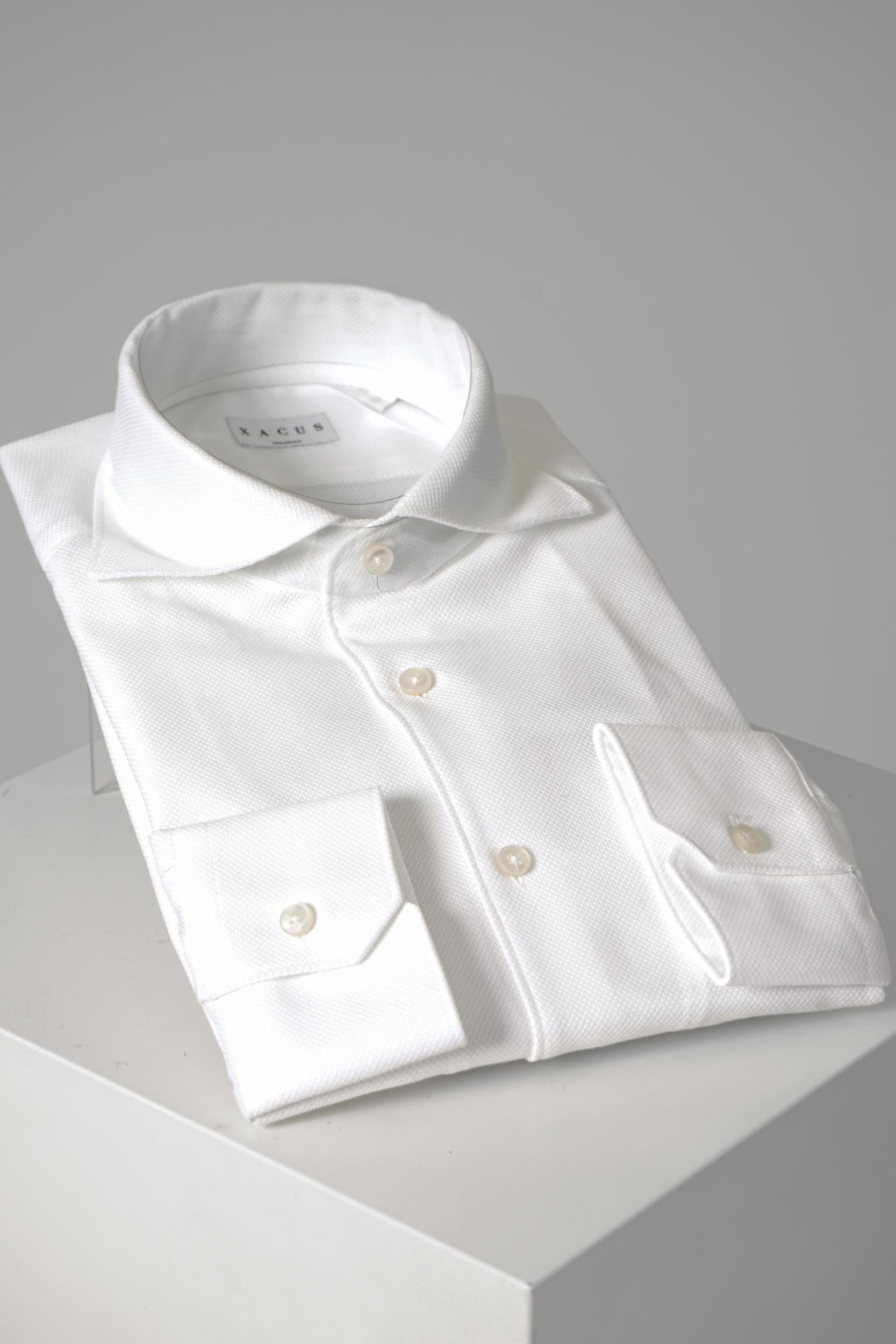 Xacus Tailor Fit Cotton Travel Shirt