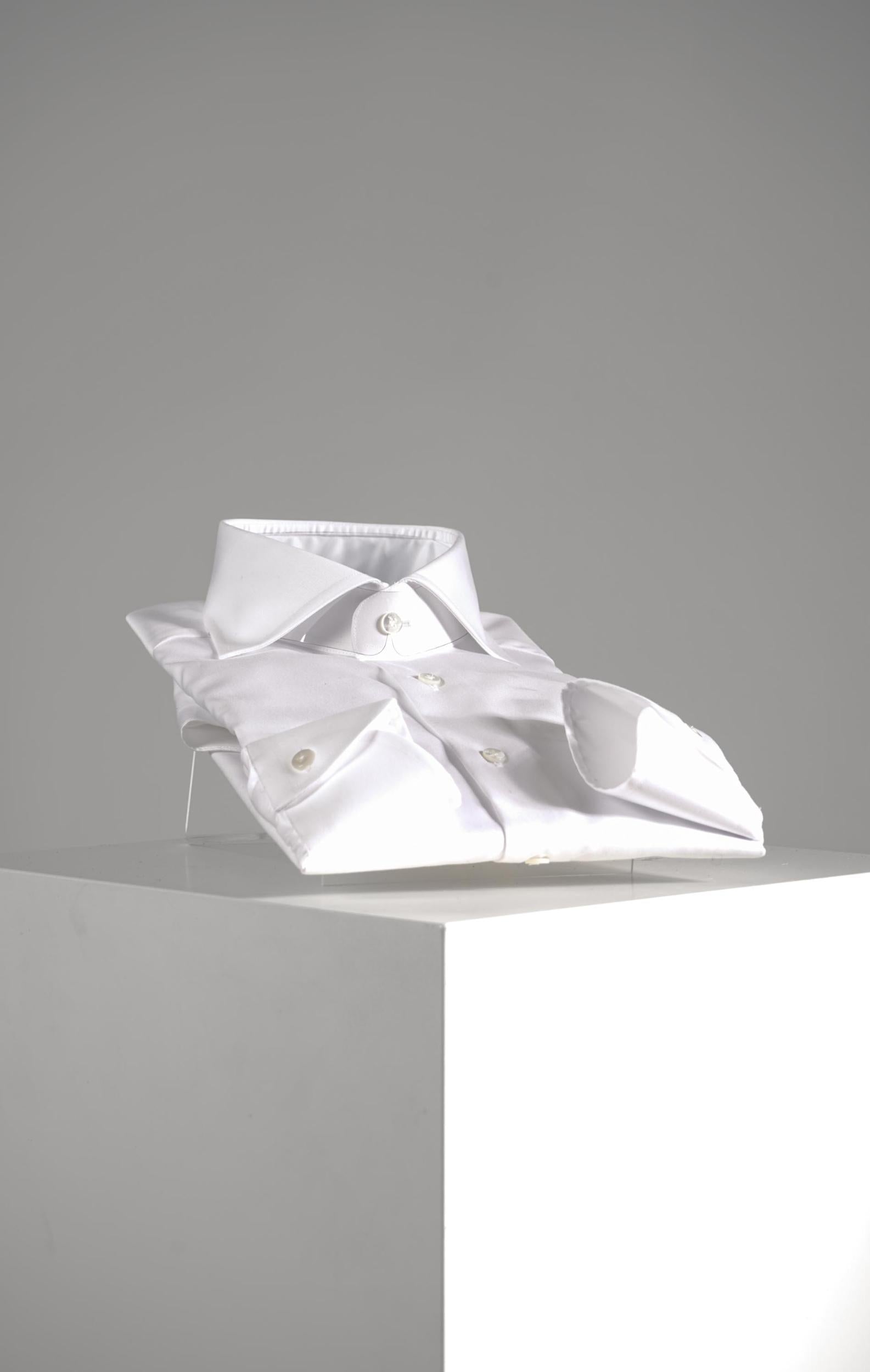 Xacus Tailor Fit Travel Shirt White