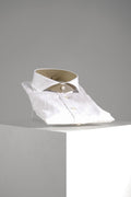 Xacus Tailor Fit Washed Linen Shirt White