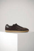 Zegna 232 Suede Sneakers Dark Brown