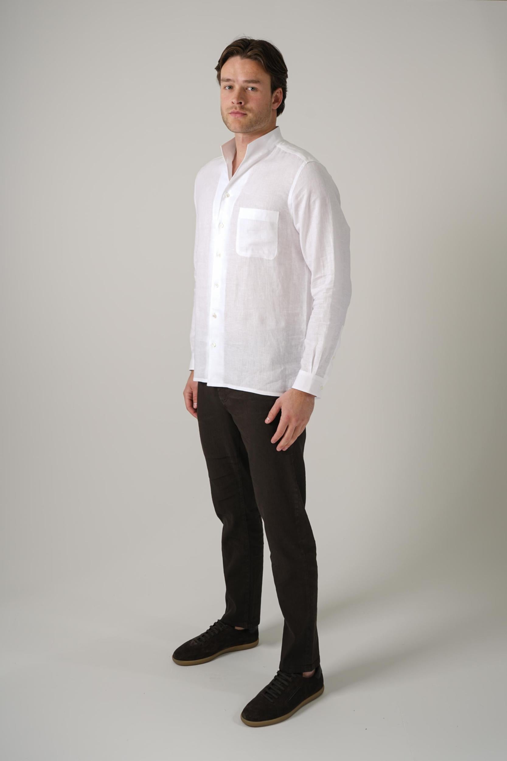 Zegna Oasi Linen Shirt White