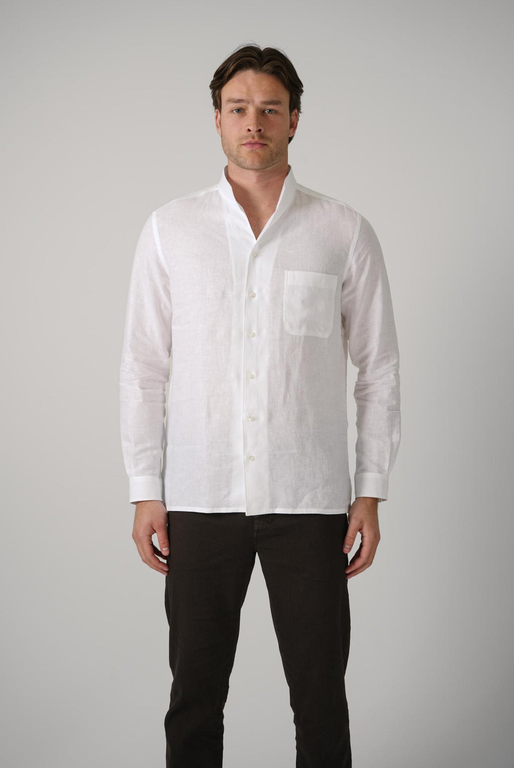 Zegna Oasi Linen Shirt White