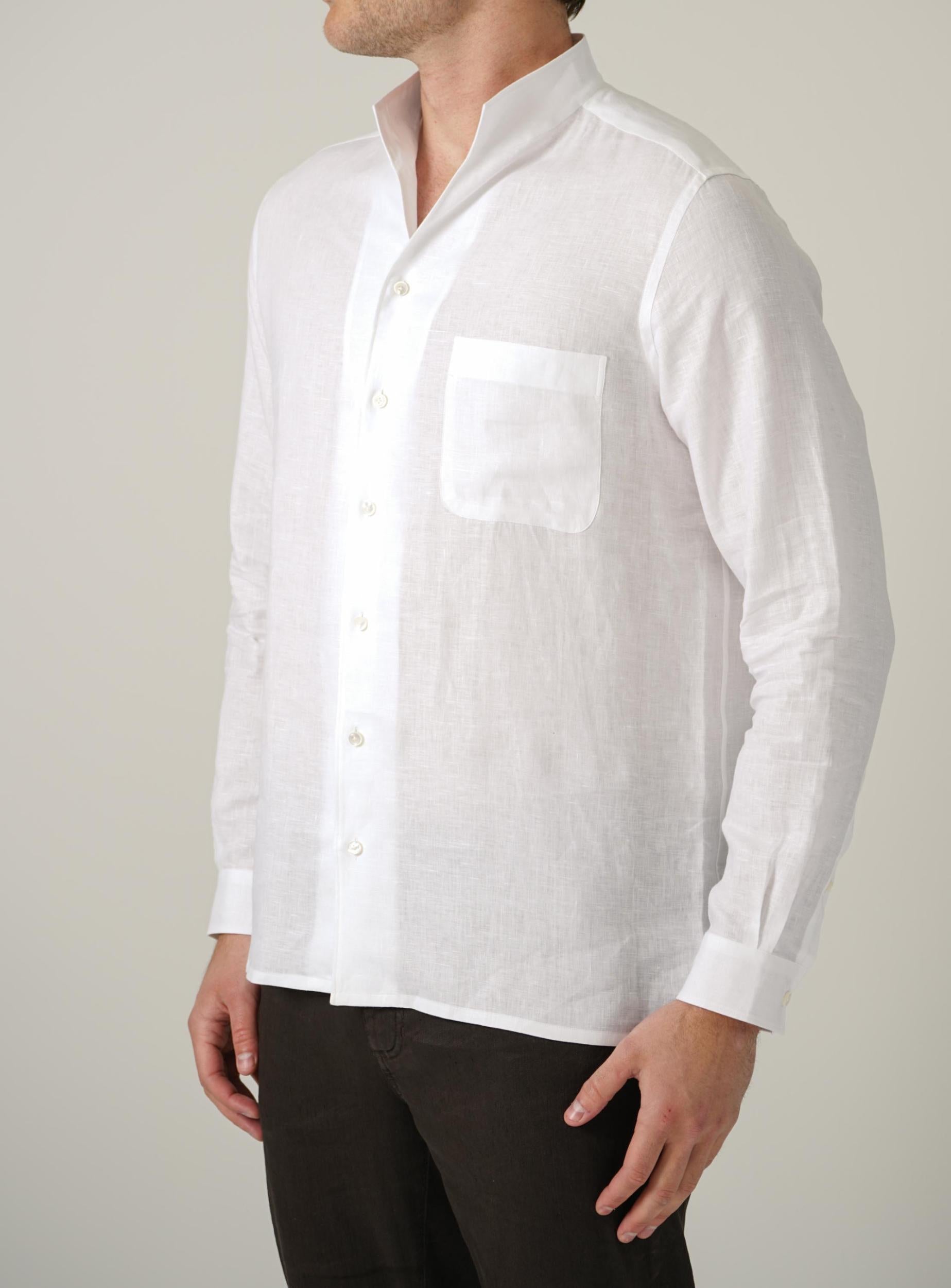 Zegna Oasi Linen Shirt White