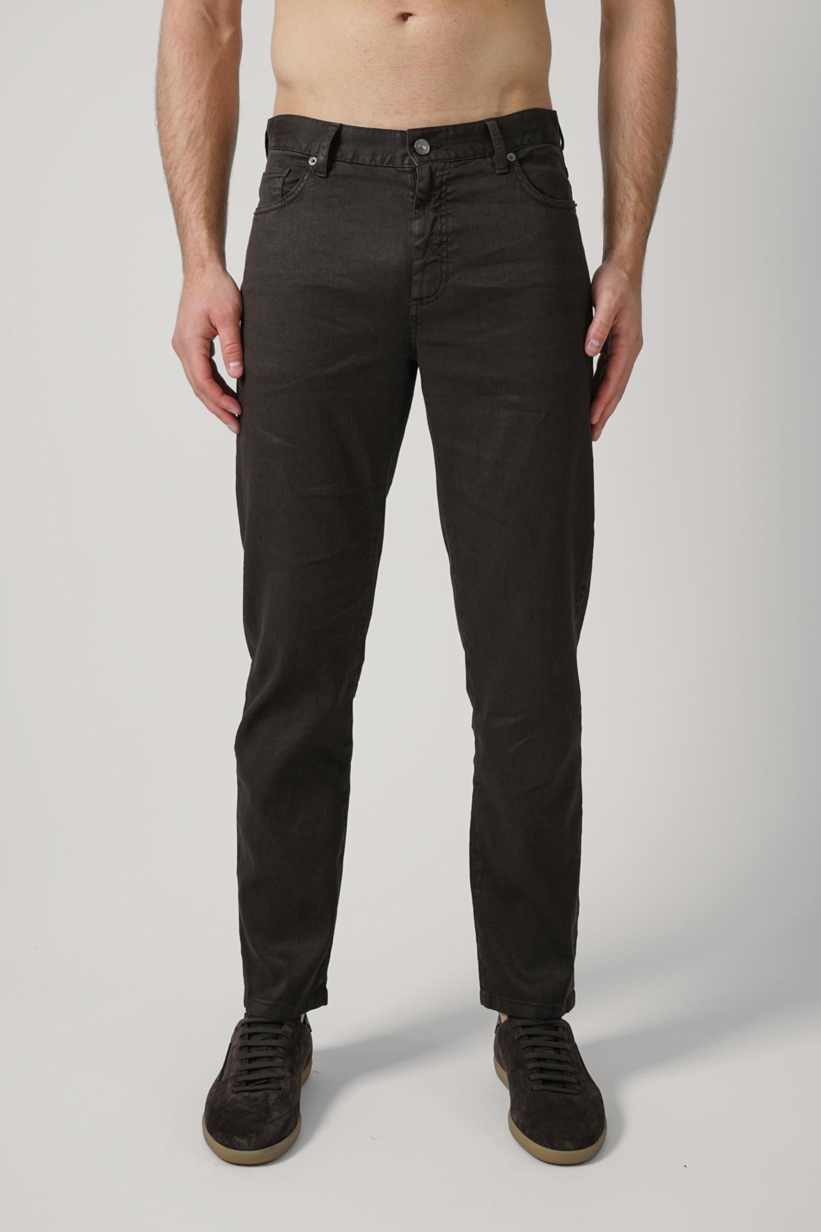 Zegna Roccia Trousers Deep Brown